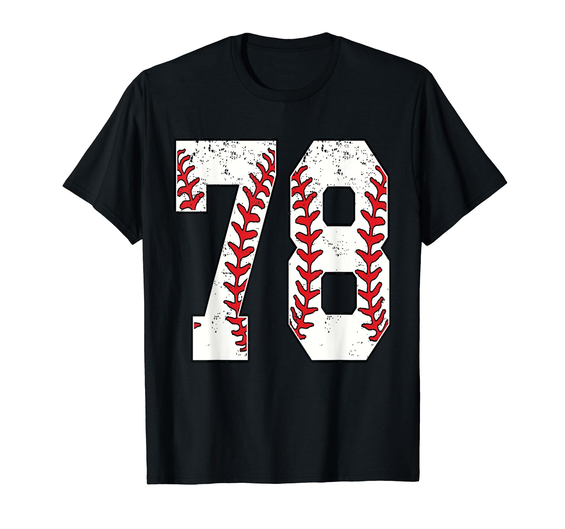 Number 78 Baseball 78 Jersey Number T-Shirt - Unique Graphic for Adults - T-Shirt, Sweatshirt, Hoodie