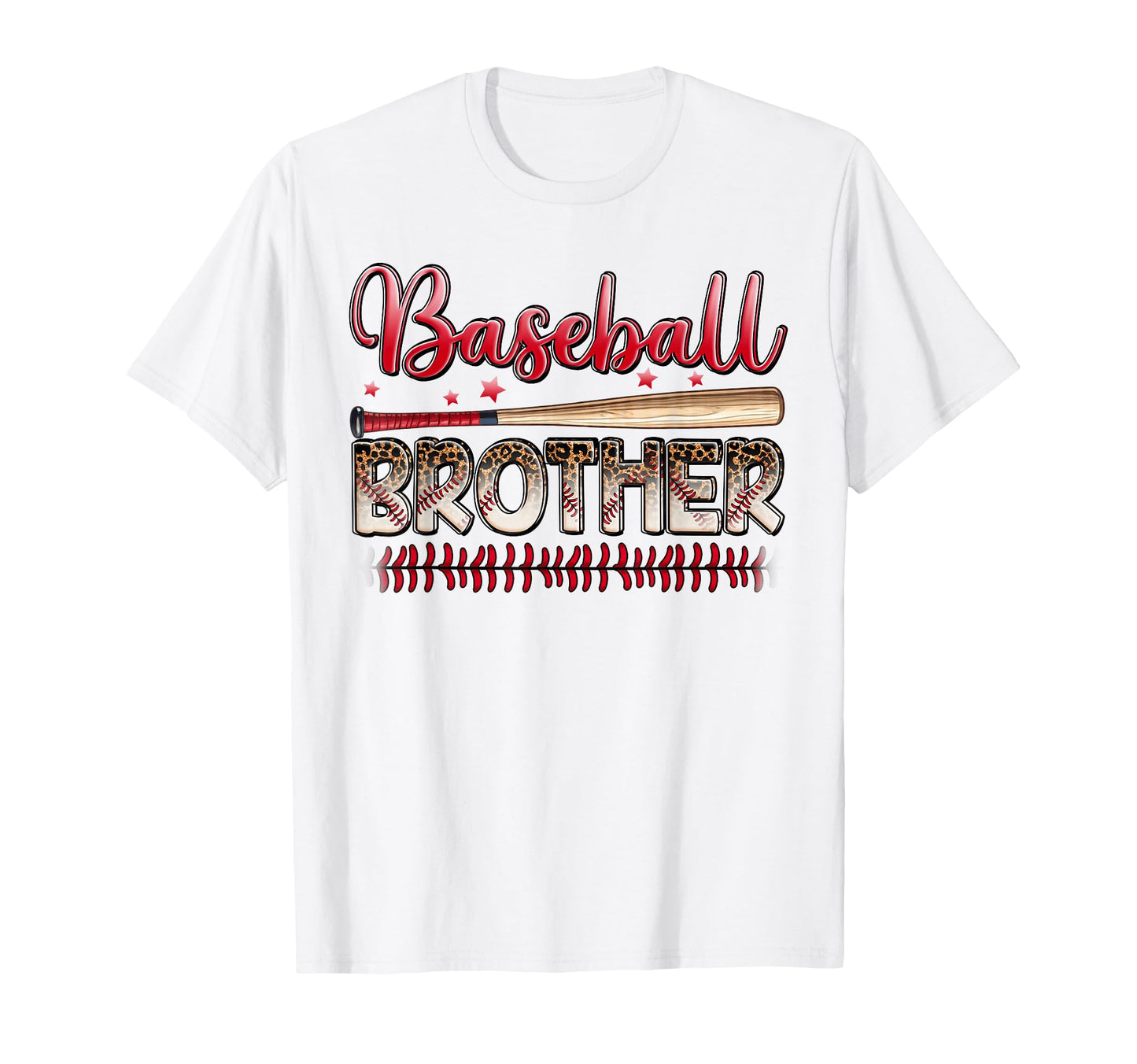 Baseball Brother Funny Leopard T-Shirt - Streetwear Style for Adults - T-Shirt, Sweatshirt, Hoodie