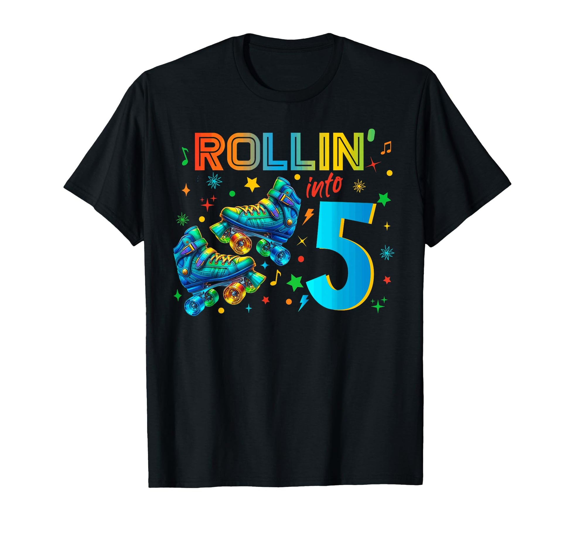 Roller Skates Birthday Skating T-Shirt - Graphic Print Men Women - T-Shirt, Sweatshirt, Hoodie