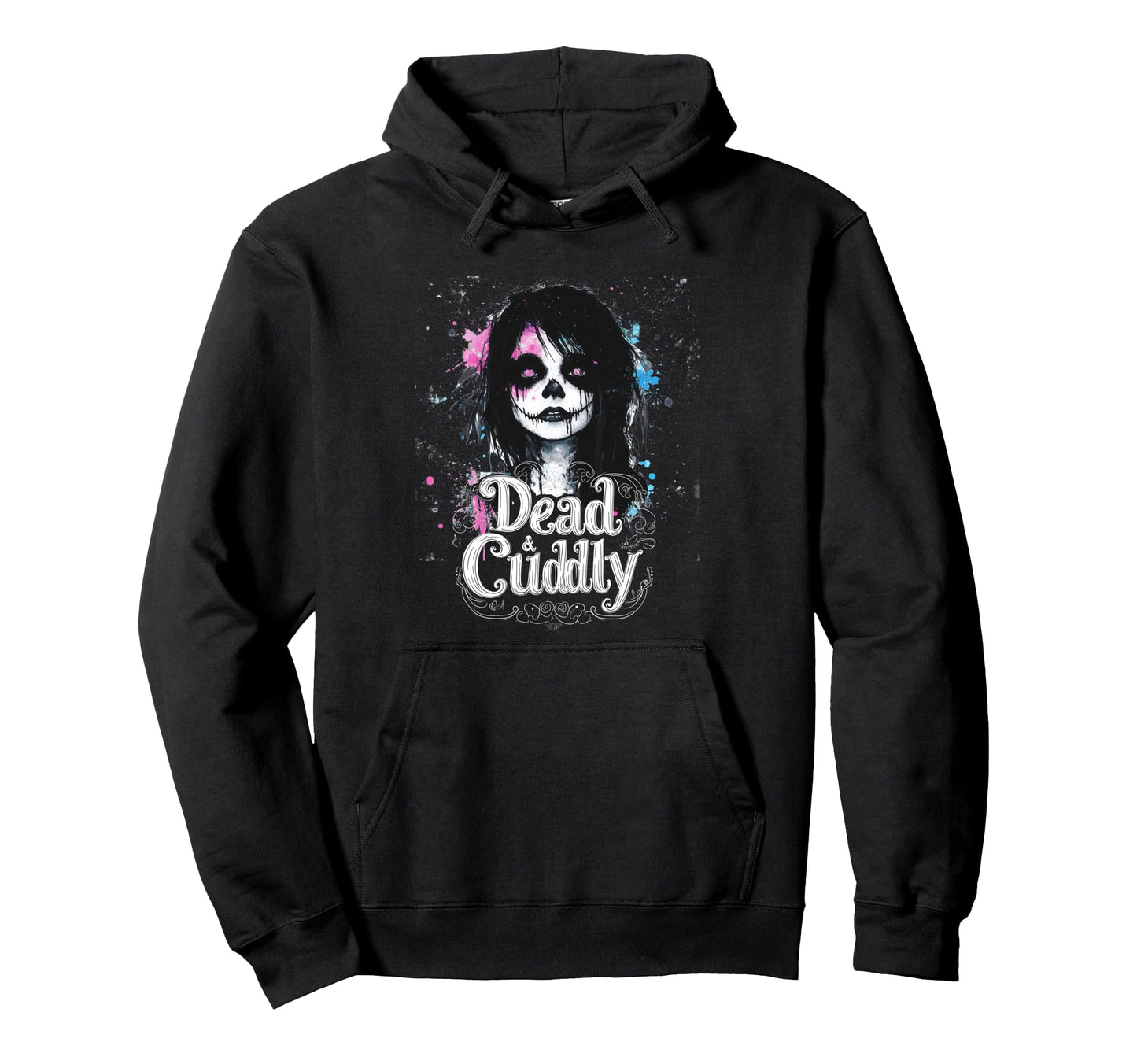 Dead And Cuddly Gothic Alt Grunge Hip Hoodie - Aesthetic Graphic Men Women - T-Shirt, Sweatshirt, Hoodie