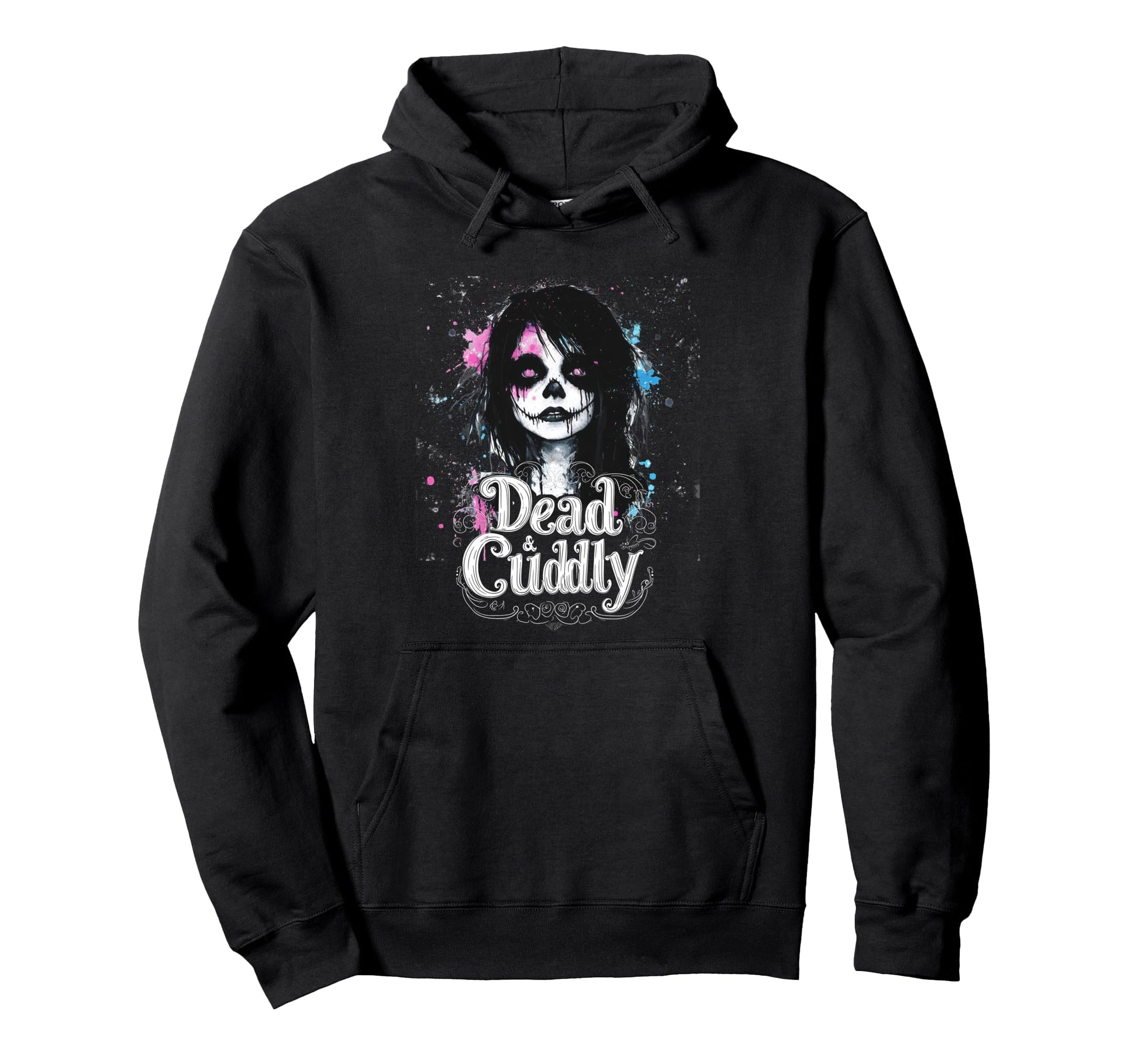 Dead And Cuddly Gothic Alt Grunge Hip Hoodie - Aesthetic Graphic Men Women - T-Shirt, Sweatshirt, Hoodie