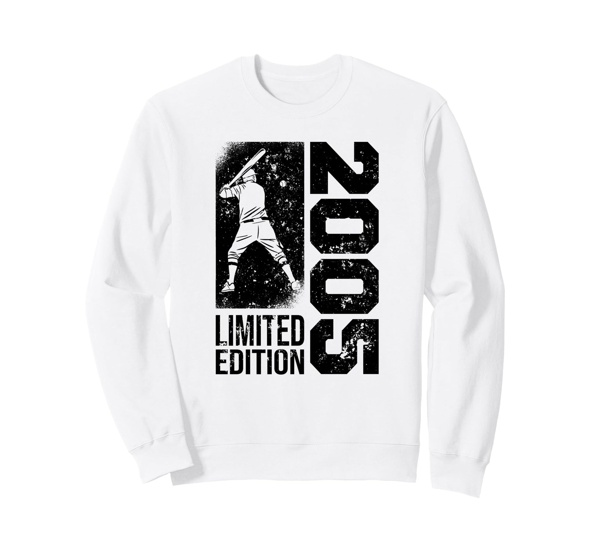 Baseball Player Born 2005 Birthday Sweatshirt - Trendy Graphic Unisex - T-Shirt, Sweatshirt, Hoodie
