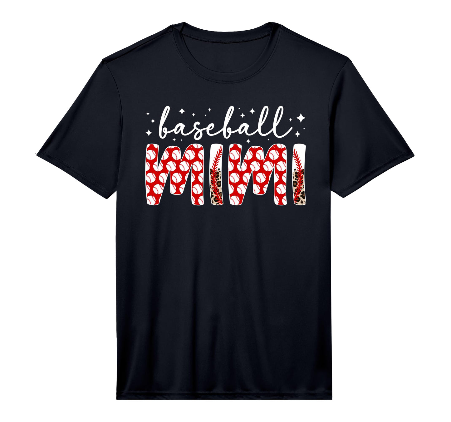 Mens Baseball Mimi Leopard Mimi Baseball T-Shirt - Custom Art Print Unisex - T-Shirt, Sweatshirt, Hoodie