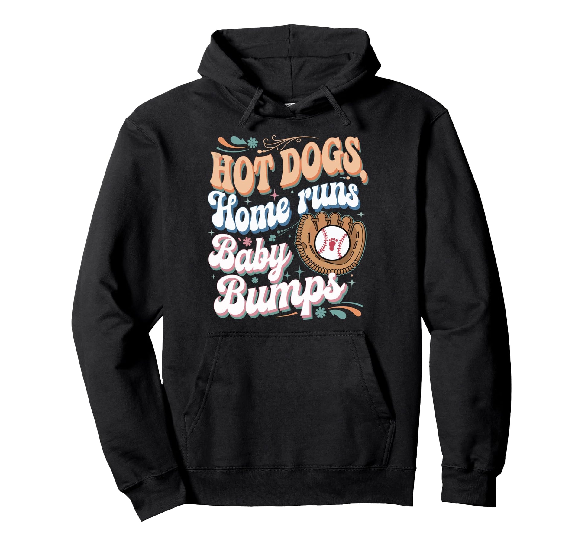 Hot Dogs Home Runs Bumps Hoodie - Trendy Graphic Men Women - T-Shirt, Sweatshirt, Hoodie
