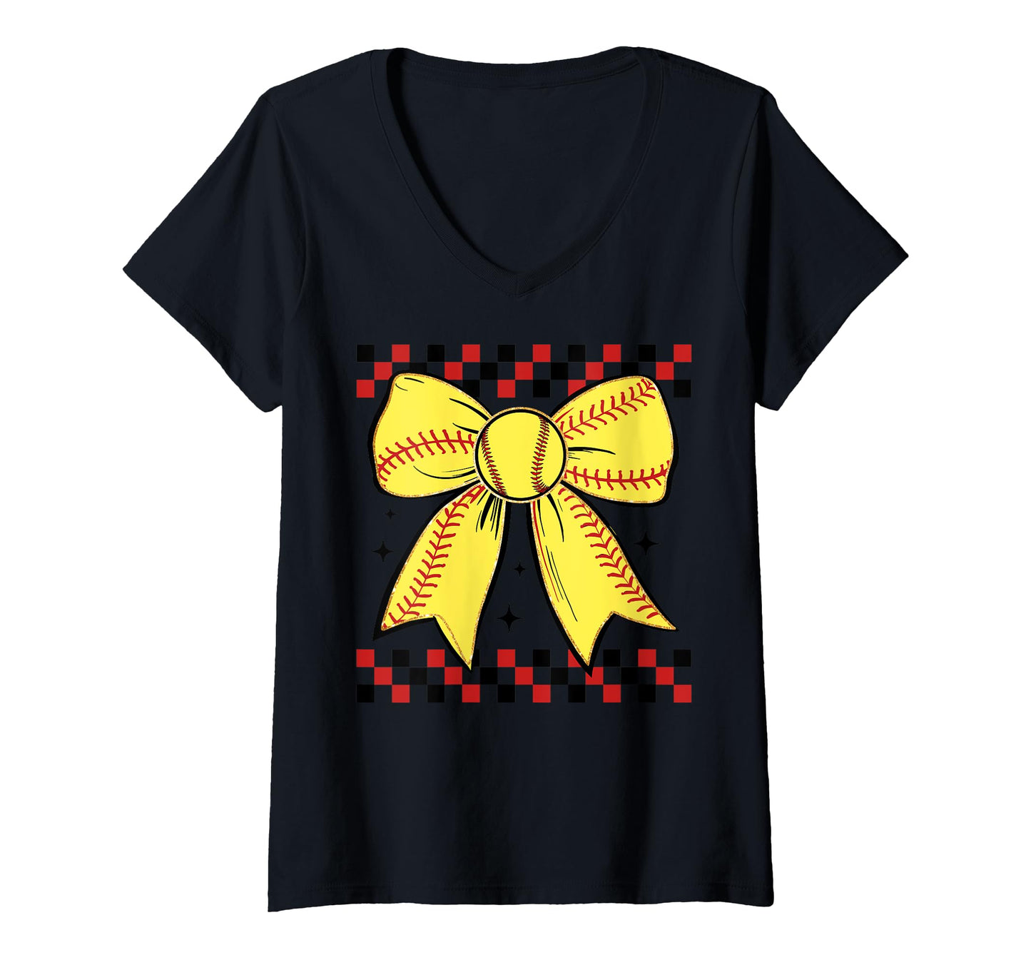 Baseball Bow Ribbon Play Sports Gift Hoodie - Trendy Graphic for Adults - T-Shirt, Sweatshirt, Hoodie