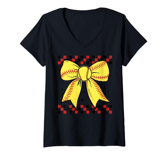 Baseball Bow Ribbon Play Sports Gift Hoodie - Trendy Graphic for Adults - T-Shirt, Sweatshirt, Hoodie