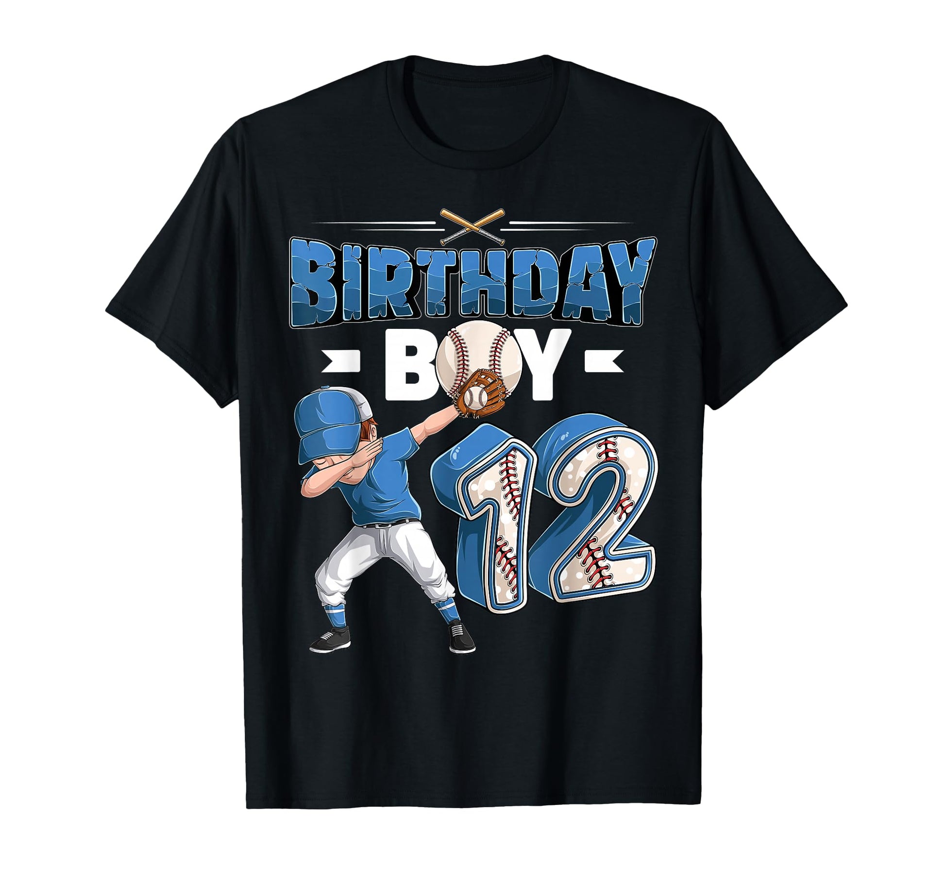 Dabbing 12 Year Old Baseball Player T-Shirt - Aesthetic Graphic for Adults - T-Shirt, Sweatshirt, Hoodie