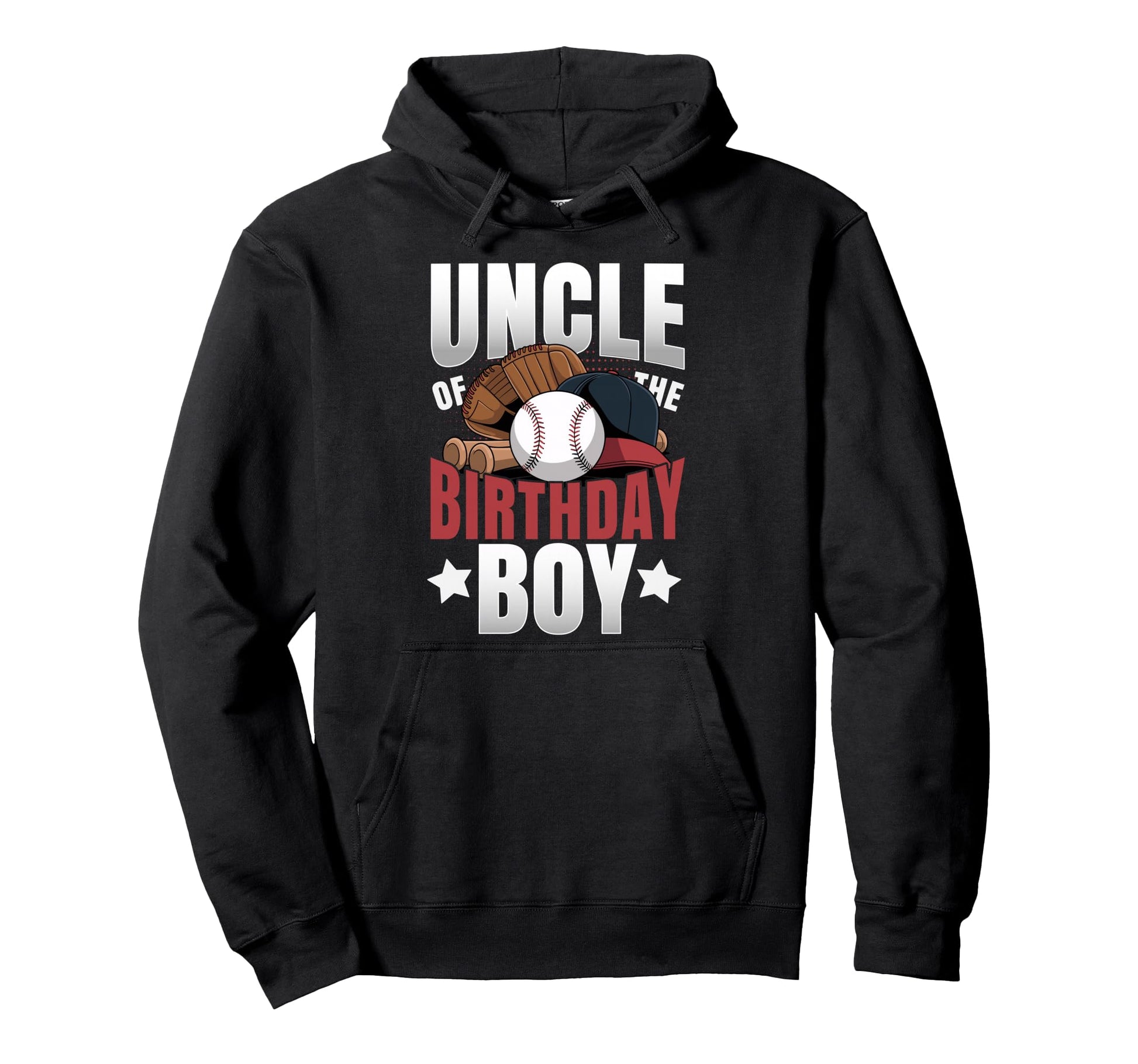 Uncle Birthday Matching Baseball Hoodie - Aesthetic Graphic for Adults - T-Shirt, Sweatshirt, Hoodie
