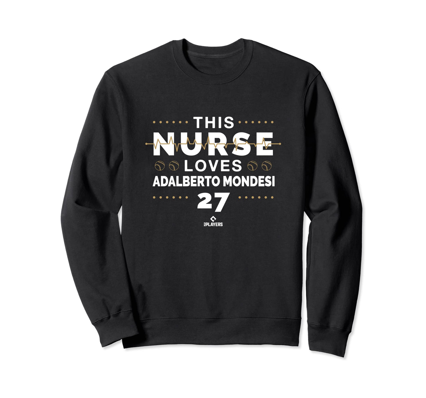 This Nurse Loves Adalberto Mondesi Sweatshirt - Novelty Apparel for Adults - T-Shirt, Sweatshirt, Hoodie