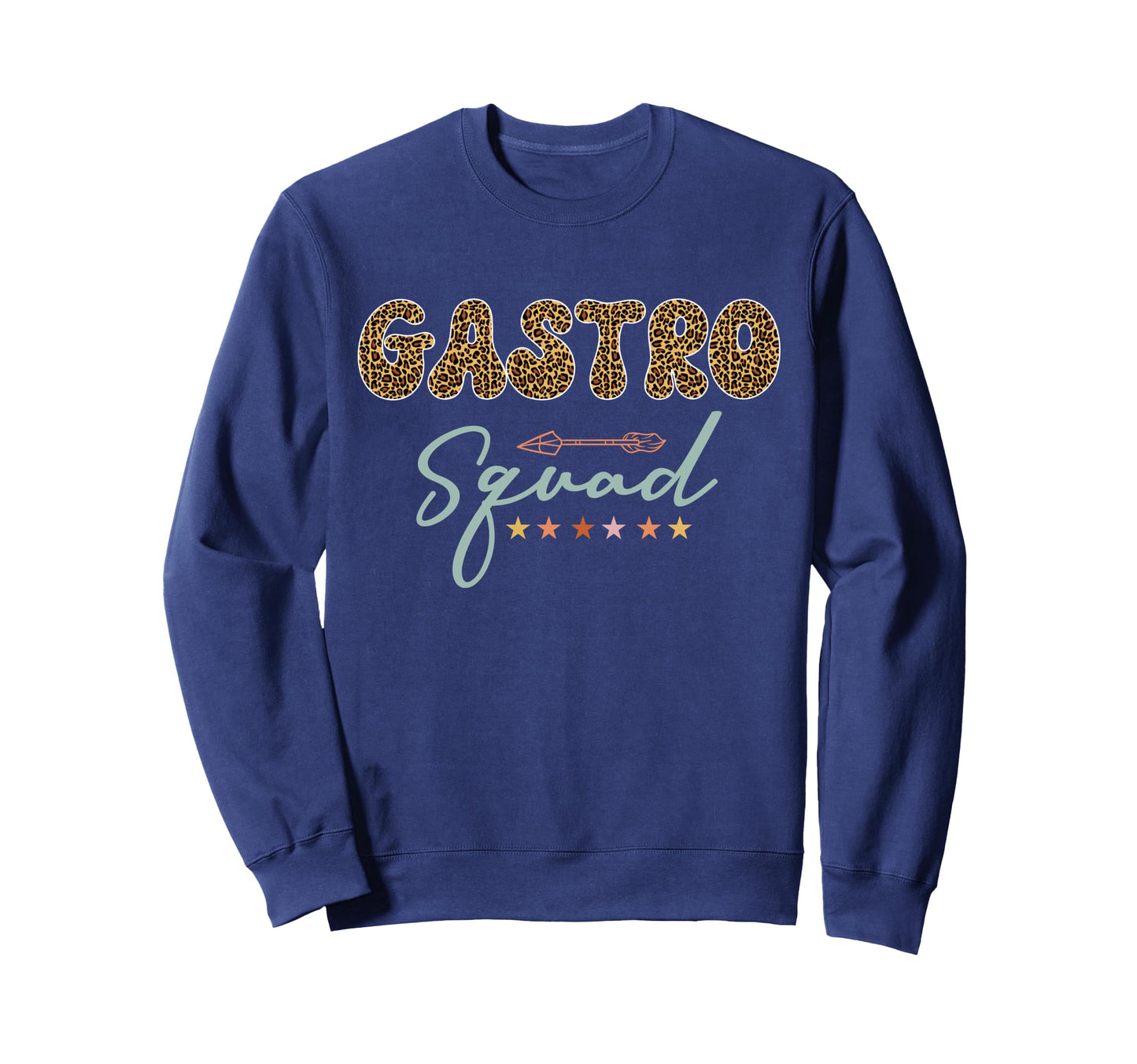 Gastro Squad Leopard Pattern Team Sweatshirt - Graphic Print for Adults - T-Shirt, Sweatshirt, Hoodie
