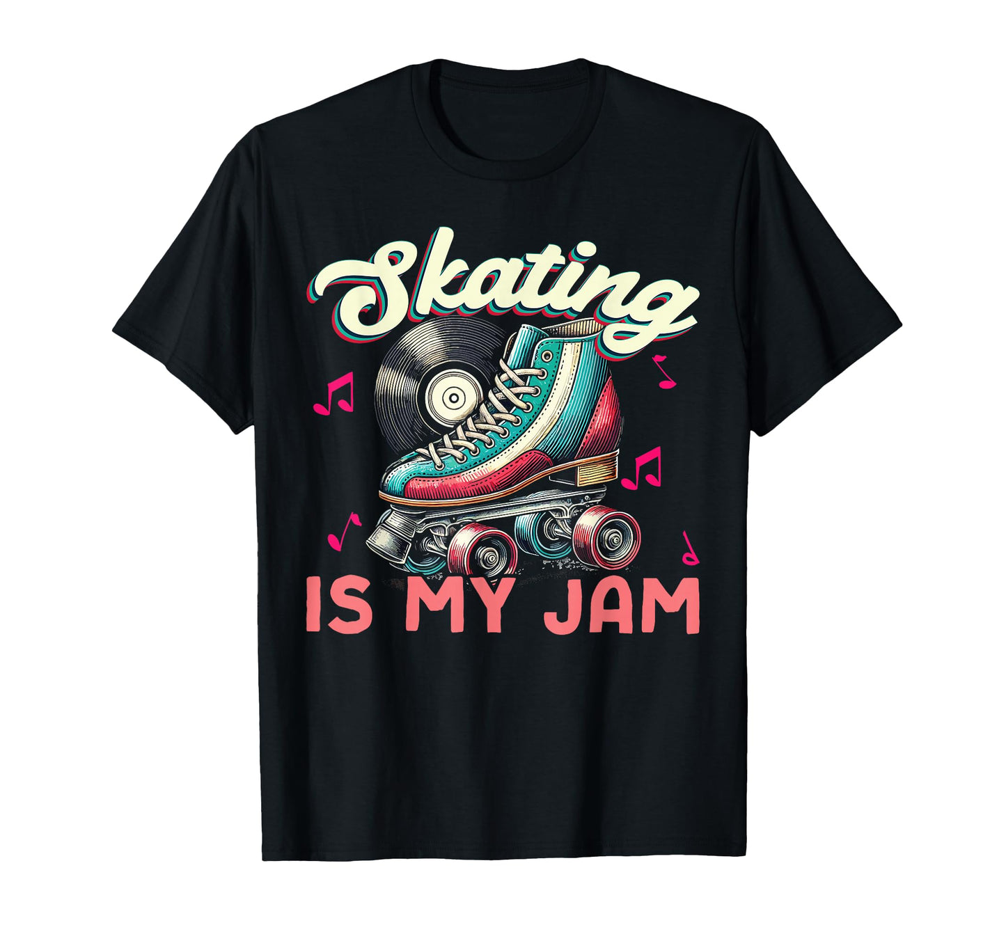 Roller Skating Skate 1970S Skating T-Shirt - Casual Everyday Wear Unisex - T-Shirt, Sweatshirt, Hoodie