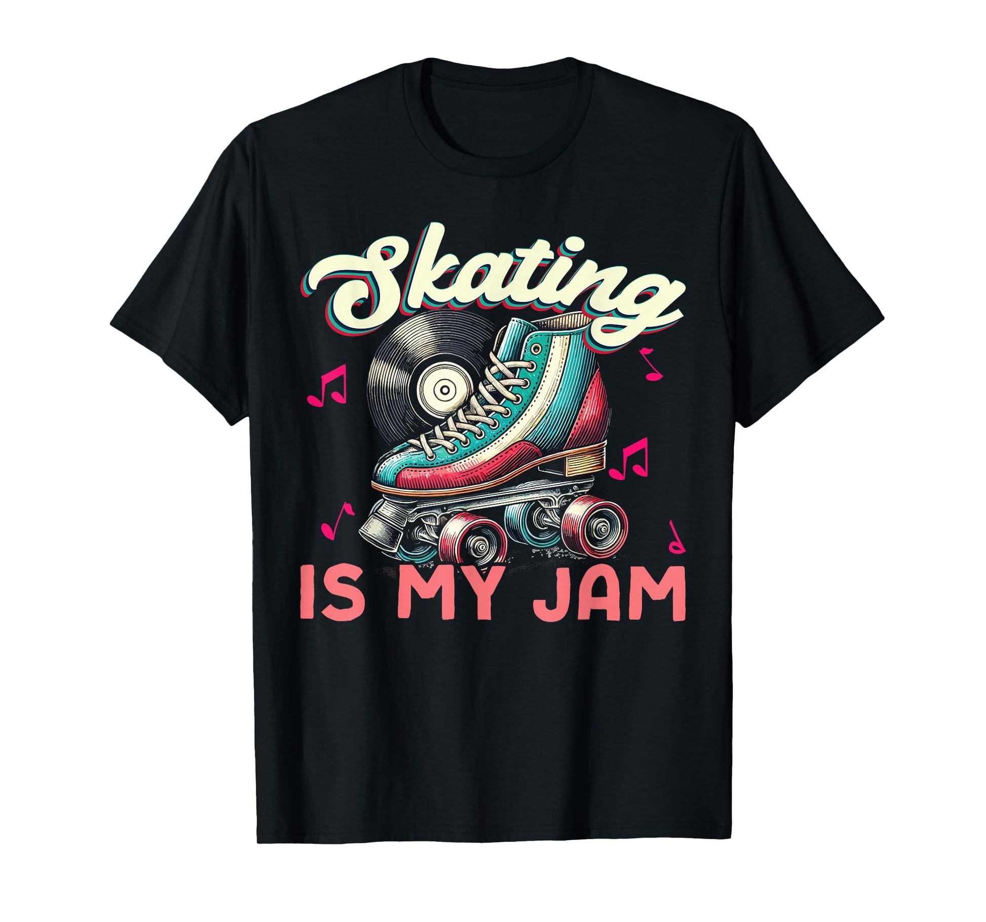 Roller Skating Skate 1970S Skating T-Shirt - Casual Everyday Wear Unisex - T-Shirt, Sweatshirt, Hoodie