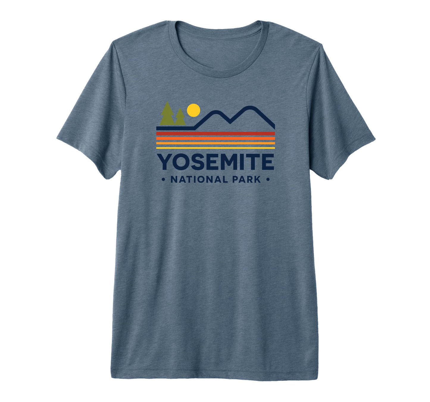 Yosemite National Park Tri Blend T-Shirt - Fun Novelty Design for Adults - T-Shirt, Sweatshirt, Hoodie