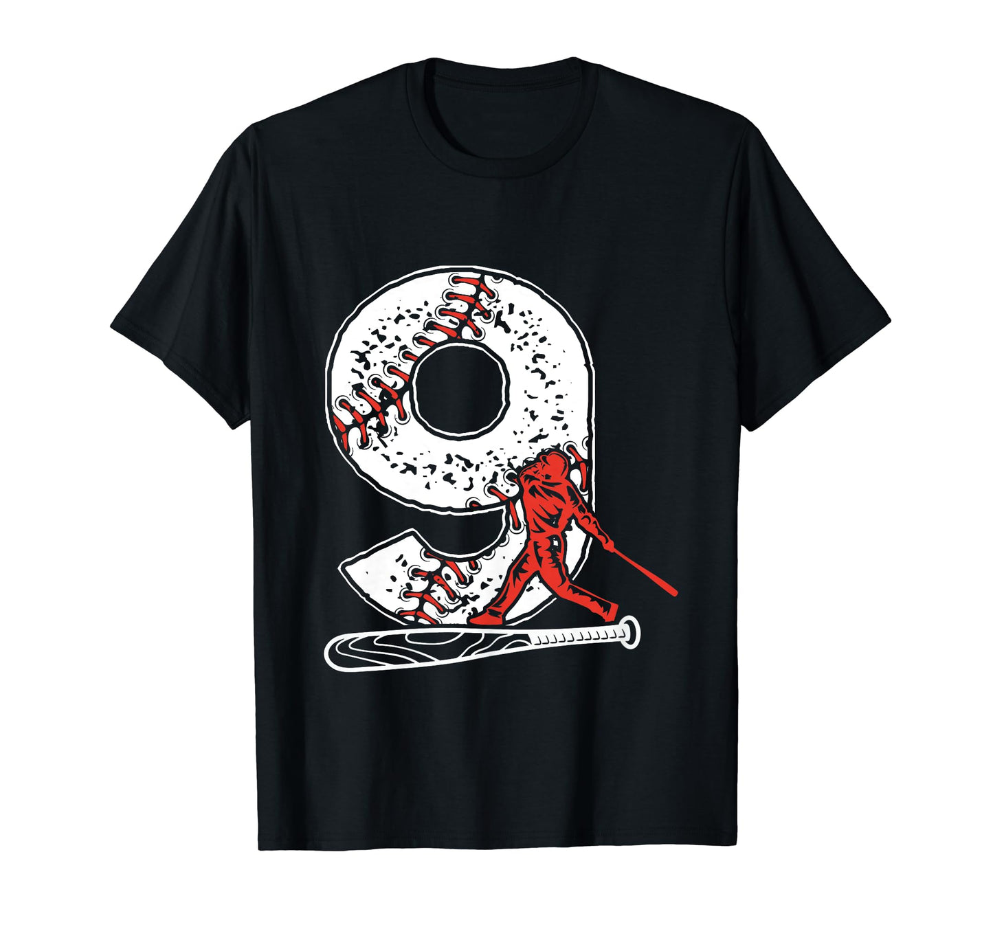 Baseball Birthday 9Th Birthday Party T-Shirt - Streetwear Style for Adults - T-Shirt, Sweatshirt, Hoodie