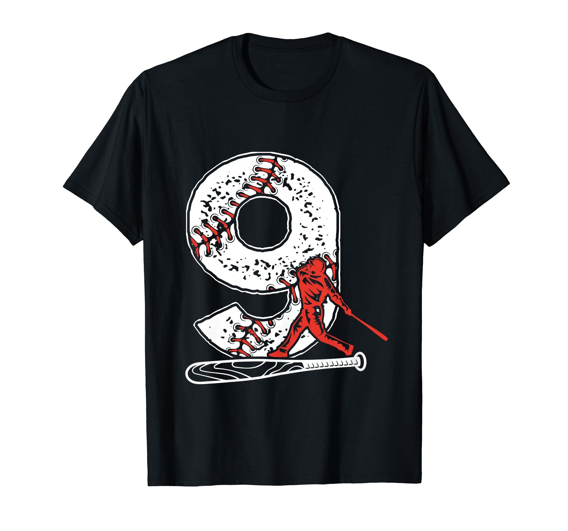Baseball Birthday 9Th Birthday Party T-Shirt - Streetwear Style for Adults - T-Shirt, Sweatshirt, Hoodie