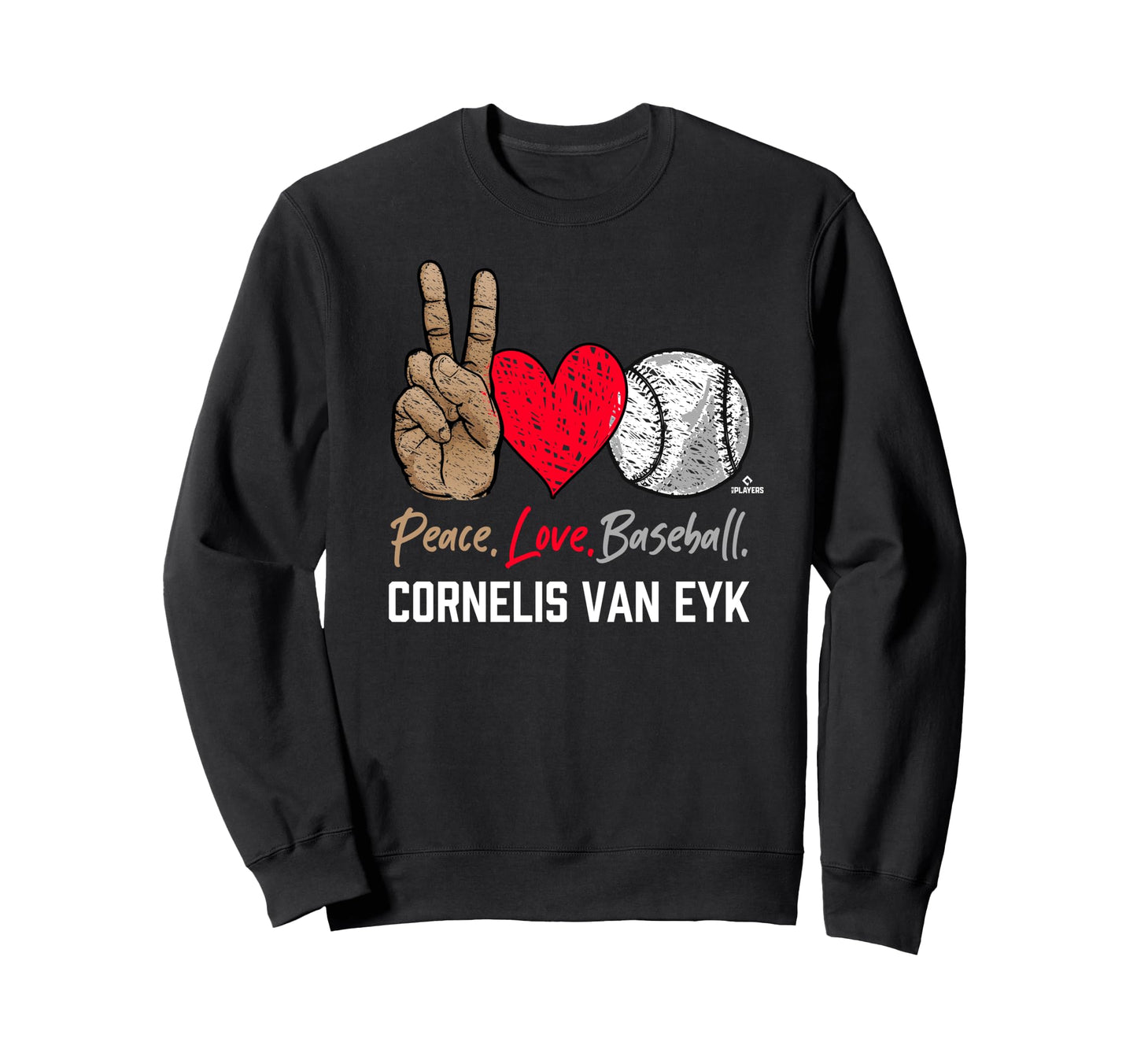Peace Love Cornelis Van Eyk Sweatshirt - Casual Everyday Wear for Adults - T-Shirt, Sweatshirt, Hoodie