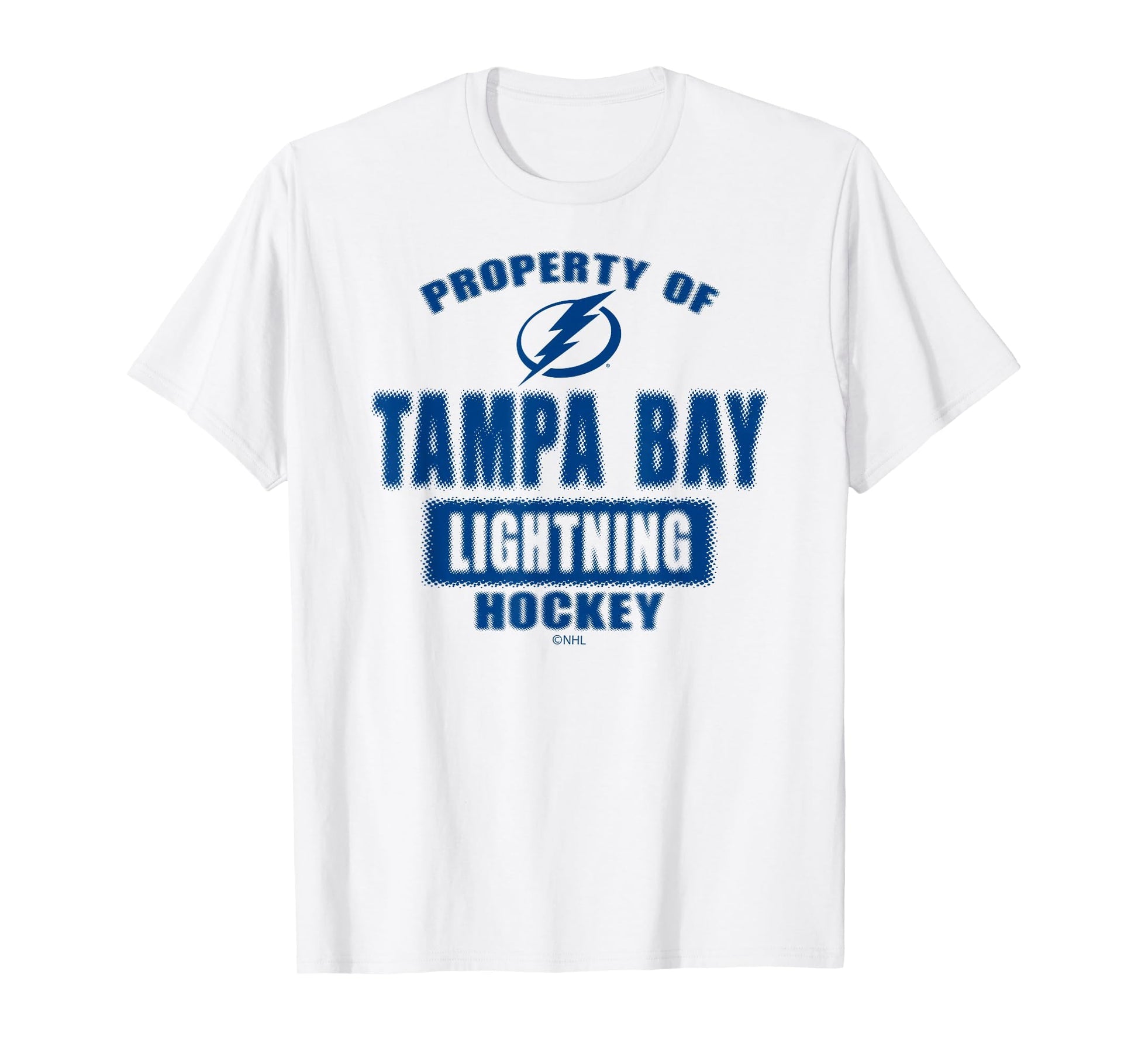 Tampa Bay Lightning Property White T-Shirt - Minimalist Print Men Women - T-Shirt, Sweatshirt, Hoodie