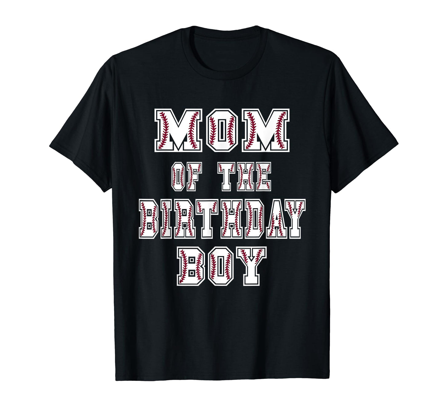 Mom Birthday Baller Baseball Themed Party T-Shirt - Graphic Print Unisex - T-Shirt, Sweatshirt, Hoodie