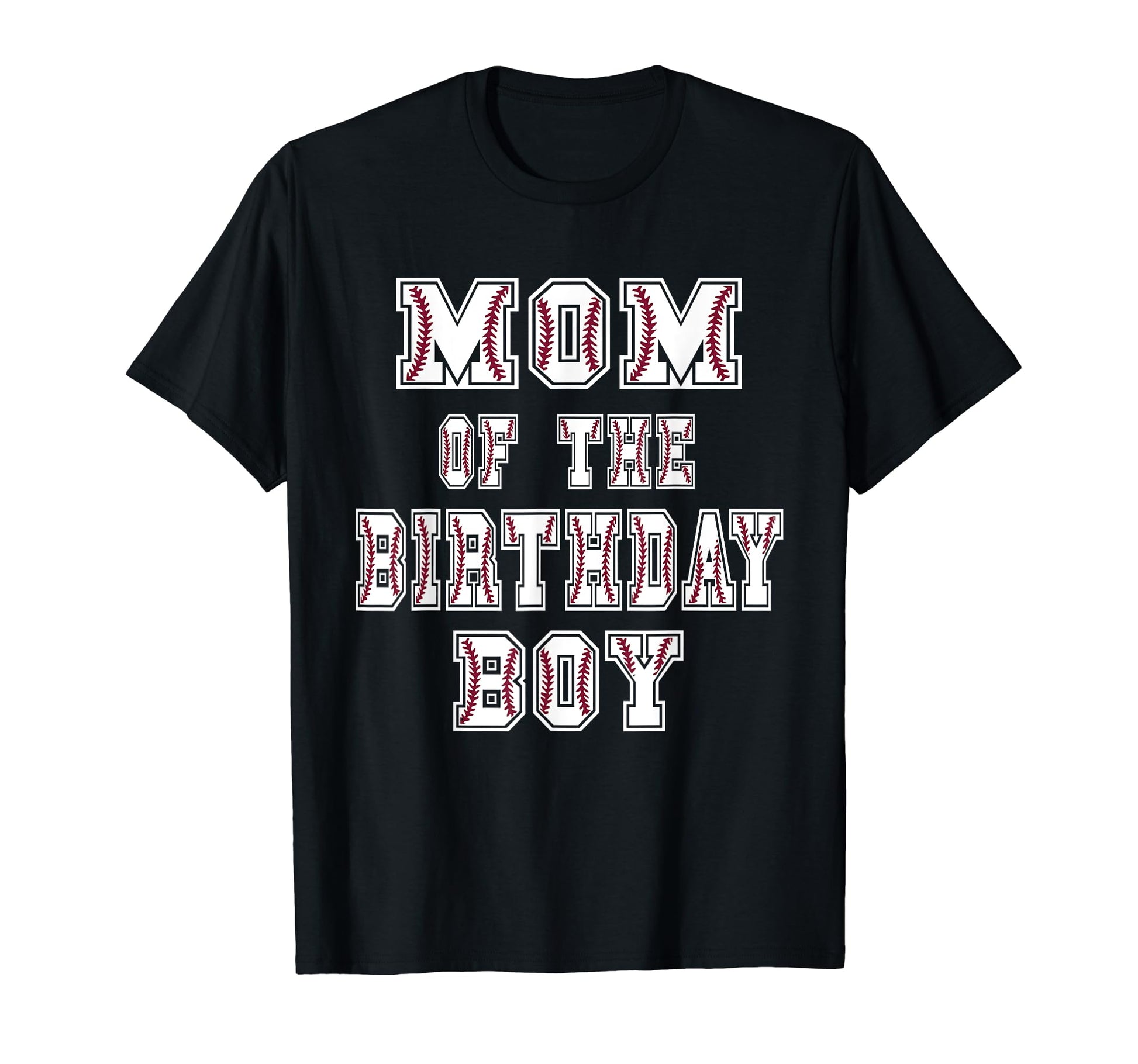 Mom Birthday Baller Baseball Themed Party T-Shirt - Graphic Print Unisex - T-Shirt, Sweatshirt, Hoodie