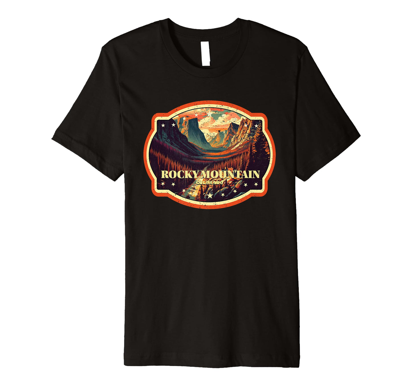 Rocky Mountain National Park Forest T-Shirt - Fun Novelty Design Men Women - T-Shirt, Sweatshirt, Hoodie