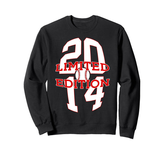 12 Years 2014 Baseball 12Th Sweatshirt - Casual Everyday Wear for Adults - T-Shirt, Sweatshirt, Hoodie
