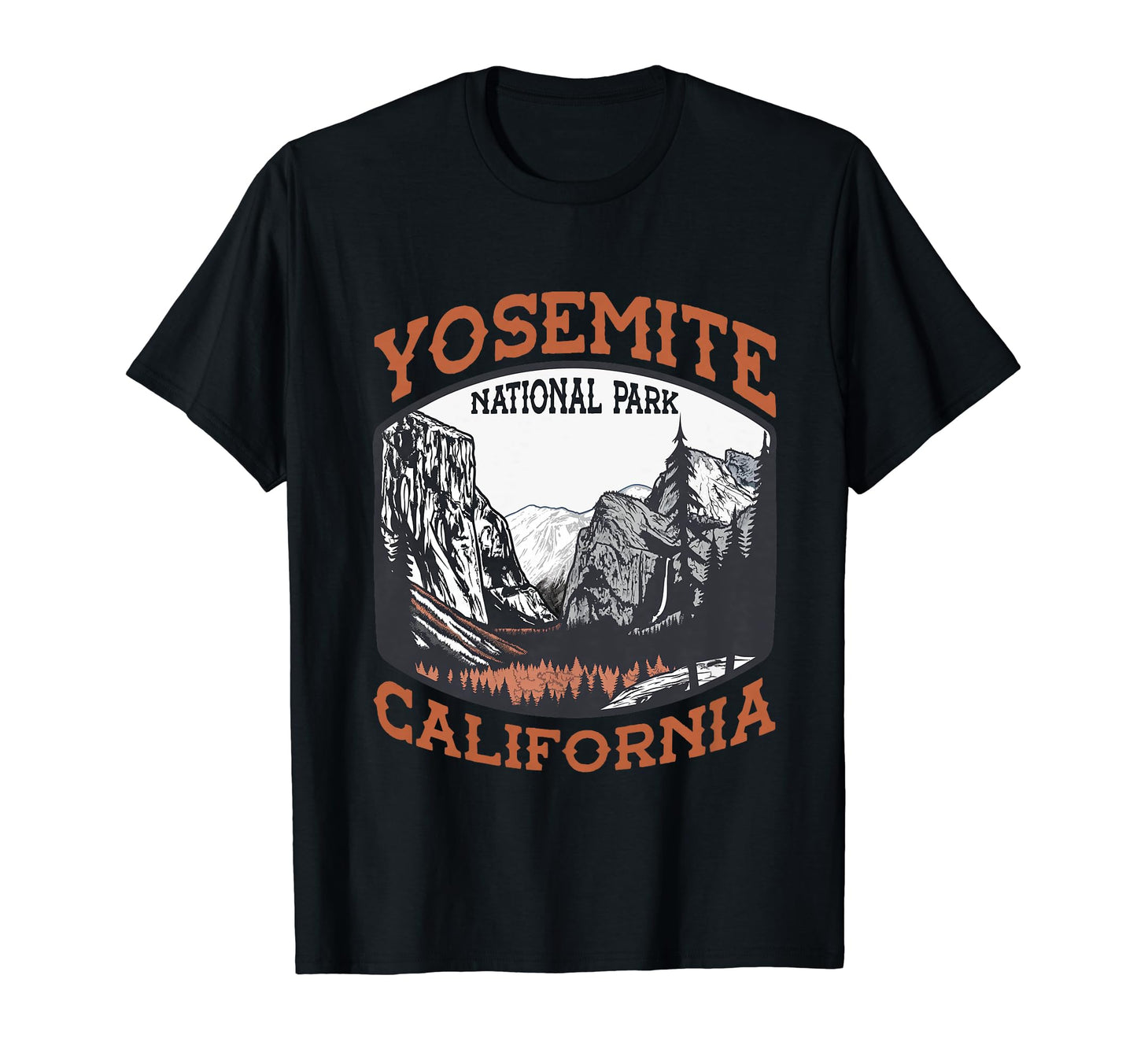 Yosemite California Usa National Park T-Shirt - Novelty Apparel Unisex - T-Shirt, Sweatshirt, Hoodie