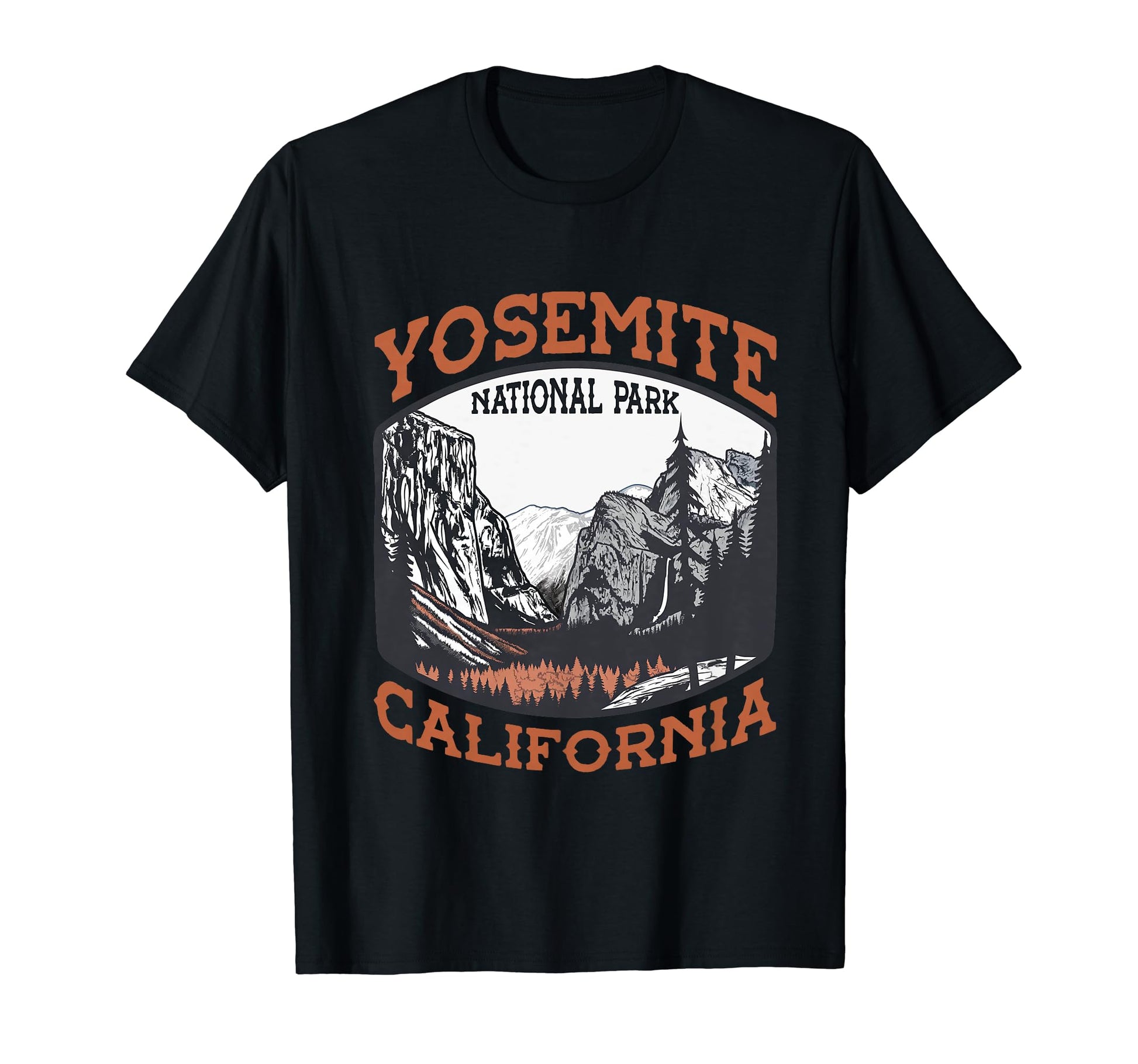 Yosemite California Usa National Park T-Shirt - Novelty Apparel Unisex - T-Shirt, Sweatshirt, Hoodie
