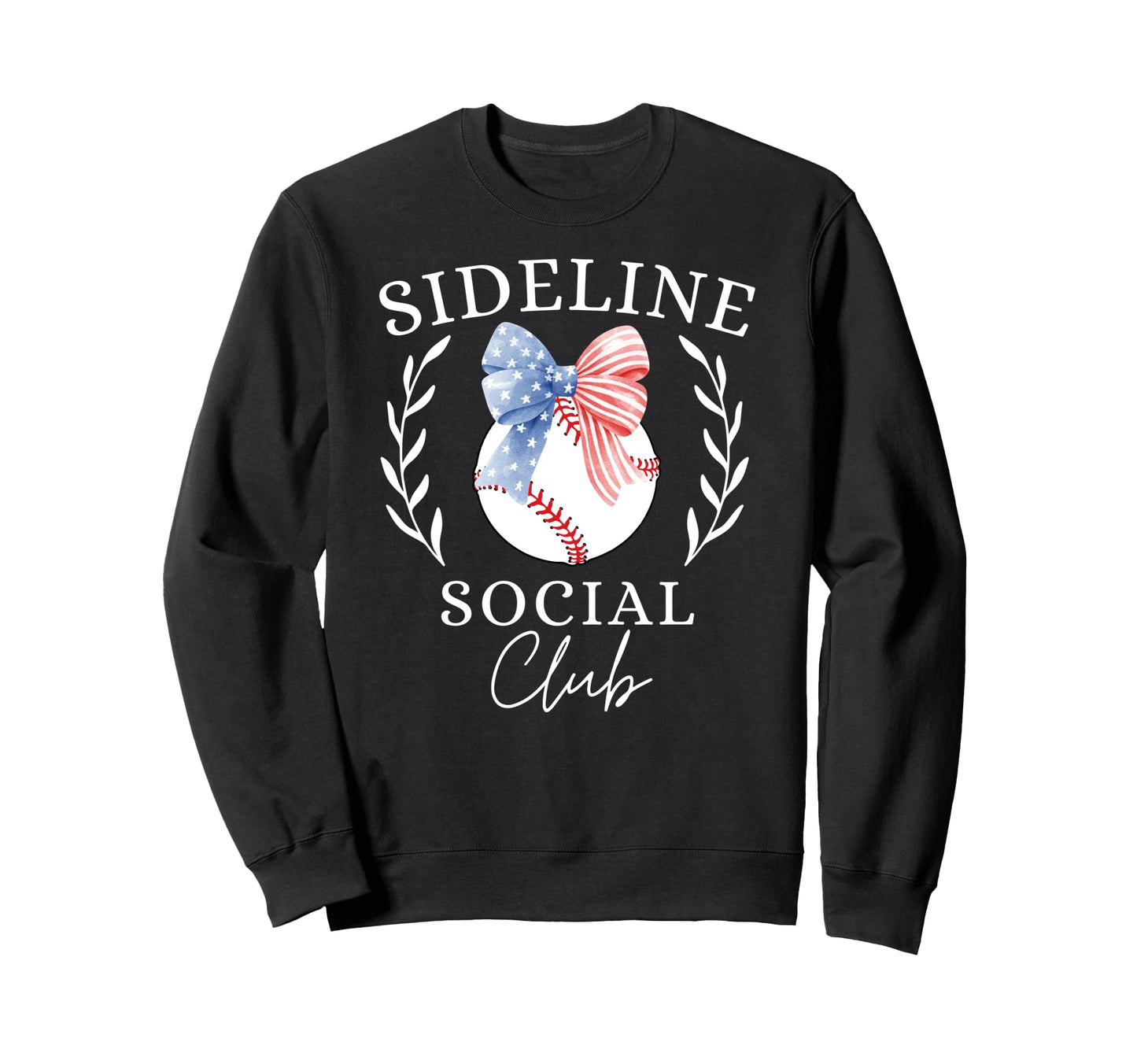 Sideline Social Club Coquette Sweatshirt - Fun Novelty Design for Adults - T-Shirt, Sweatshirt, Hoodie