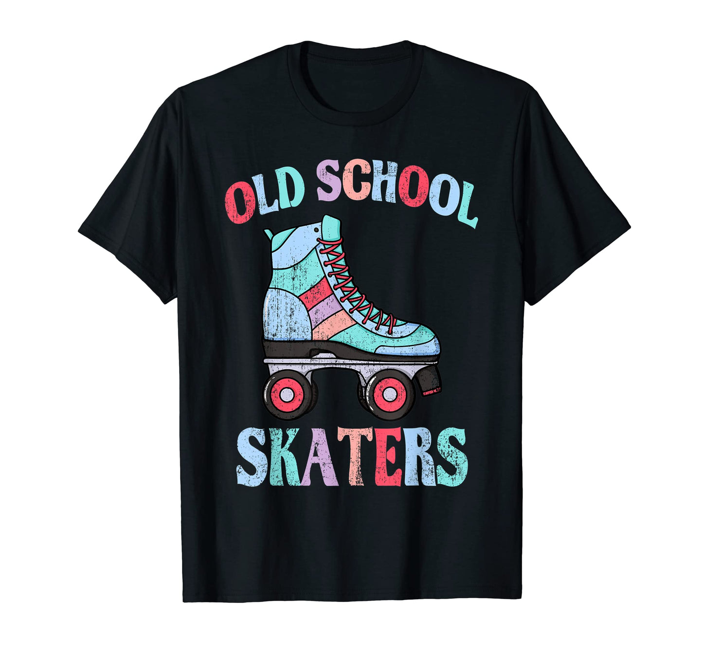 Old School Skaters Roller Skate Old T-Shirt - Aesthetic Graphic Unisex - T-Shirt, Sweatshirt, Hoodie