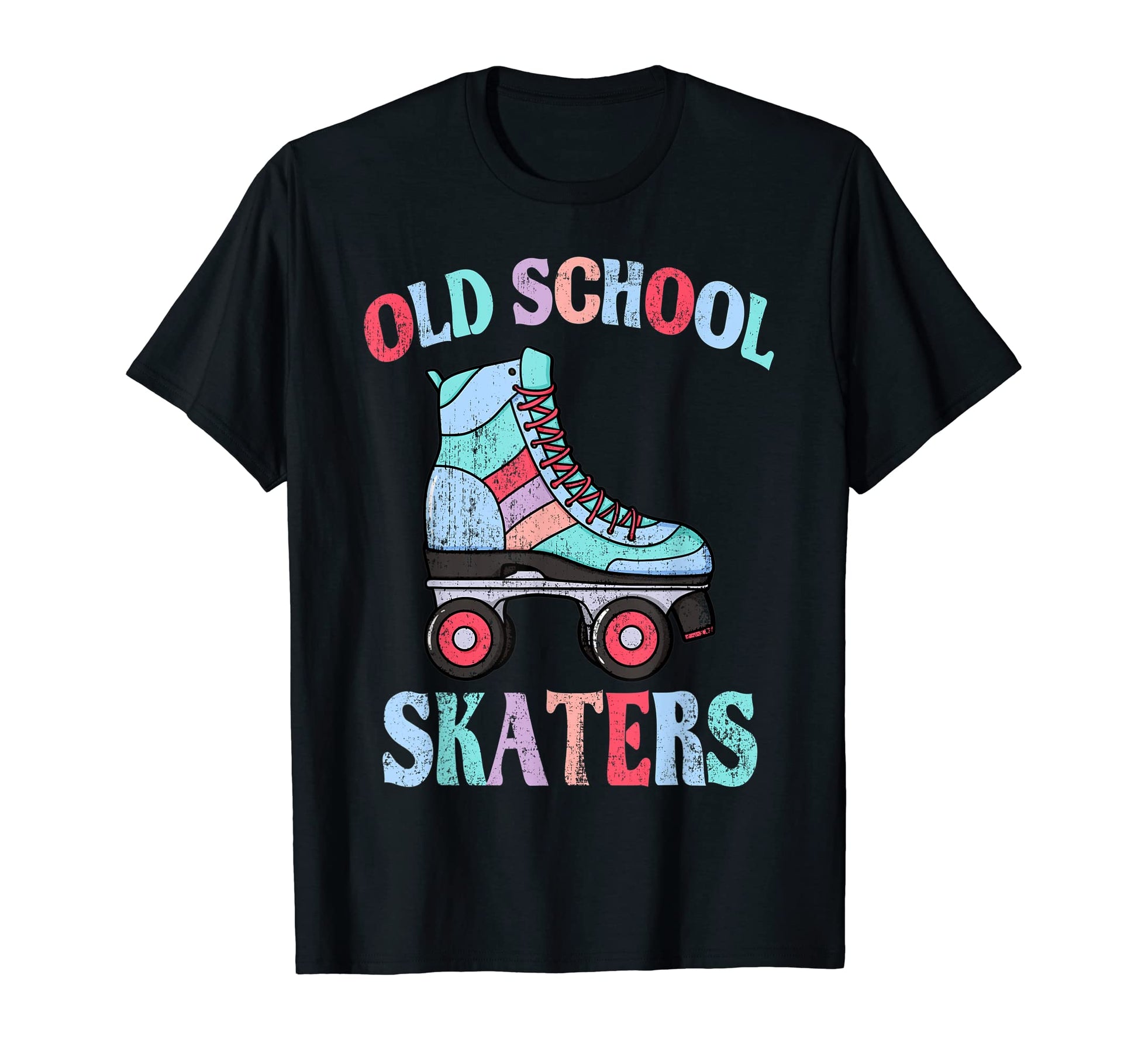 Old School Skaters Roller Skate Old T-Shirt - Aesthetic Graphic Unisex - T-Shirt, Sweatshirt, Hoodie