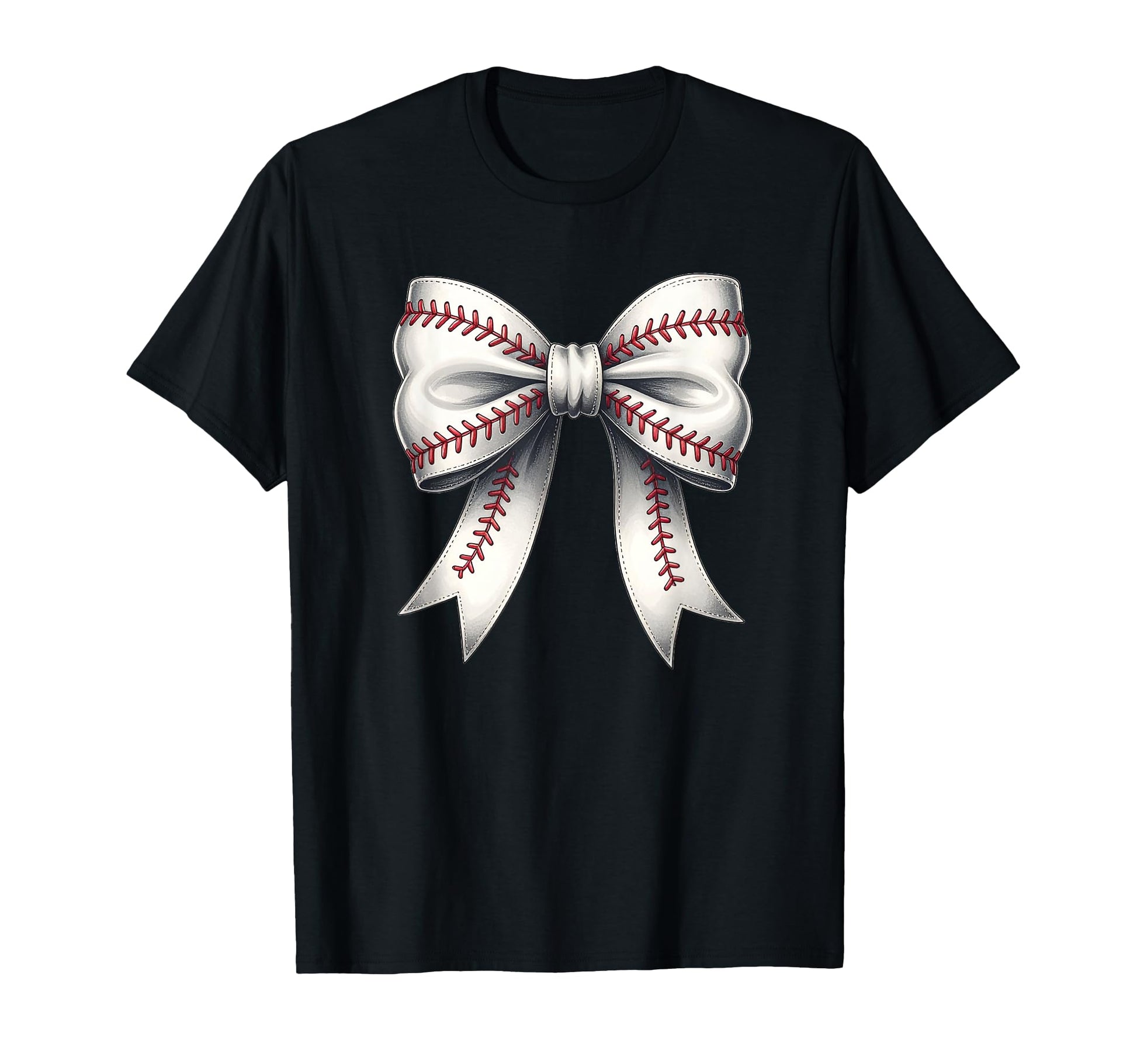 Baseball Coquette Bow Mom Mama T-Shirt - Unique Graphic Men Women - T-Shirt, Sweatshirt, Hoodie