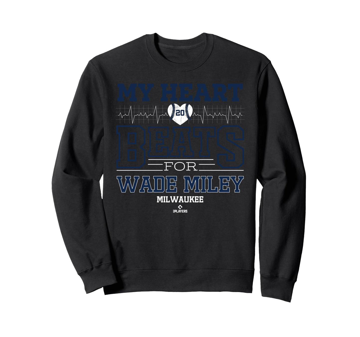 My Heart Beats Wade Miley Sweatshirt - Casual Everyday Wear Unisex - T-Shirt, Sweatshirt, Hoodie