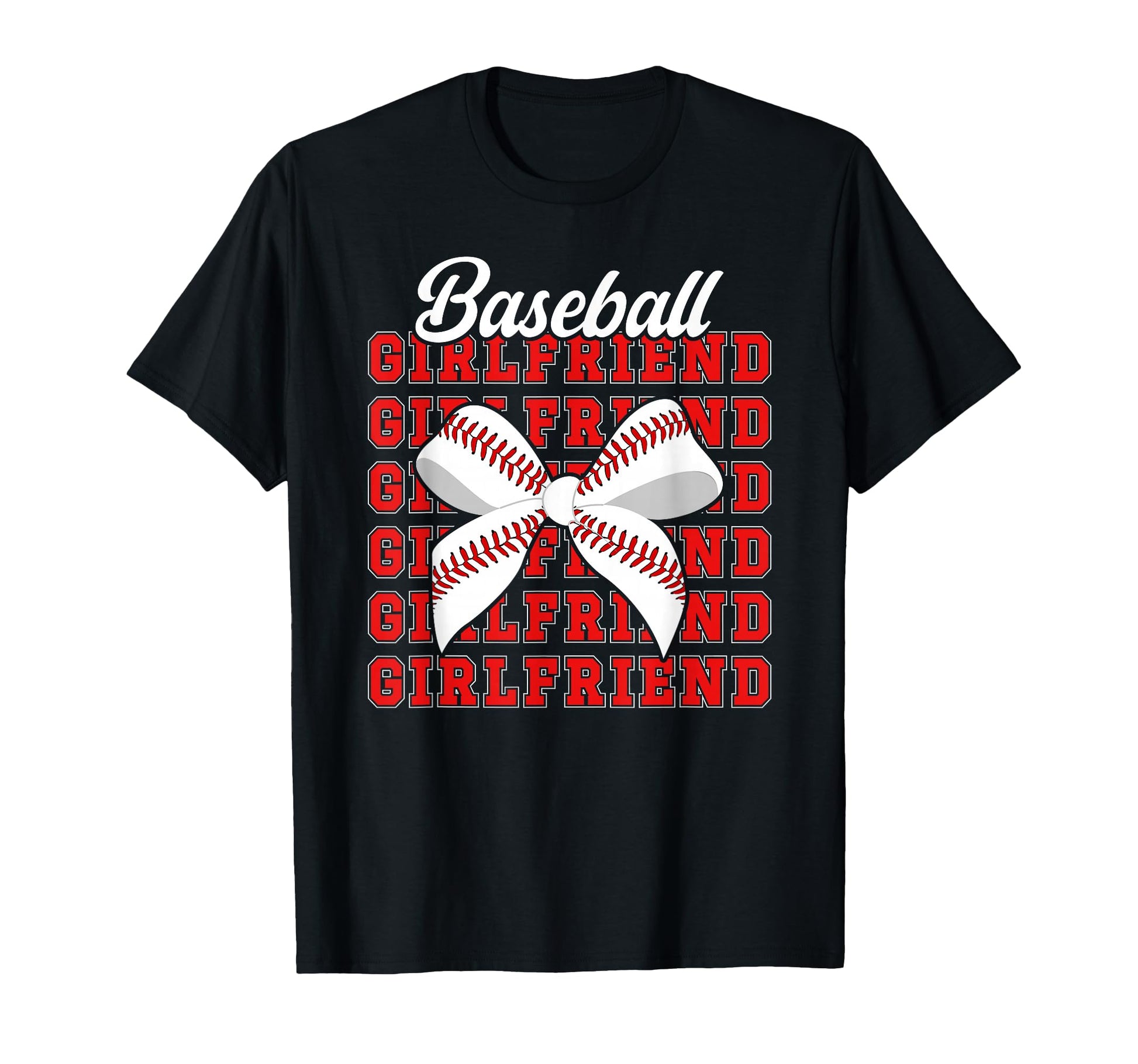 Baseball Girlfriend Coquette Baseball T-Shirt - Graphic Print Men Women - T-Shirt, Sweatshirt, Hoodie