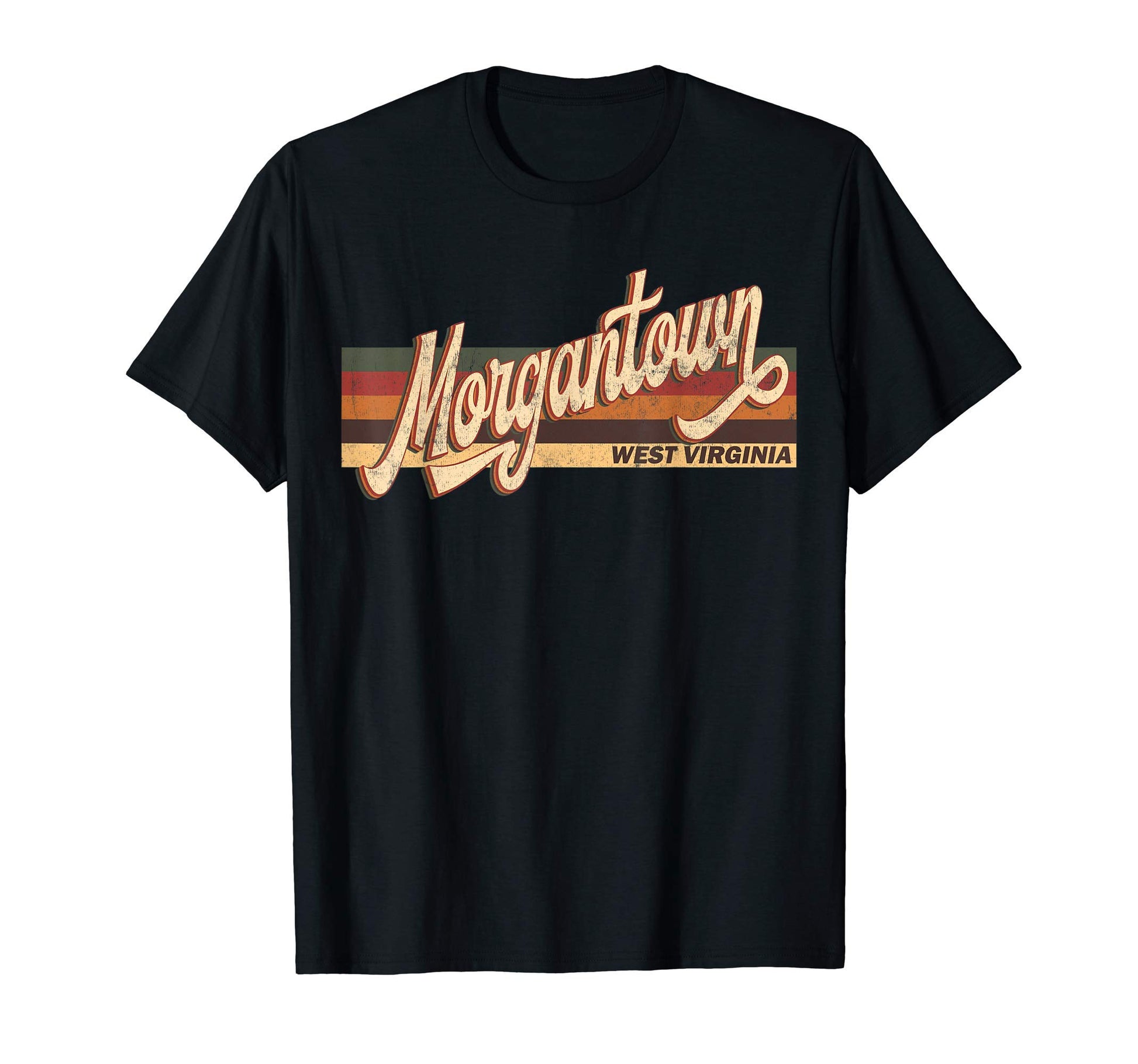 Morgantown West Virginia 1970S 80S T-Shirt - Trendy Graphic for Adults - T-Shirt, Sweatshirt, Hoodie
