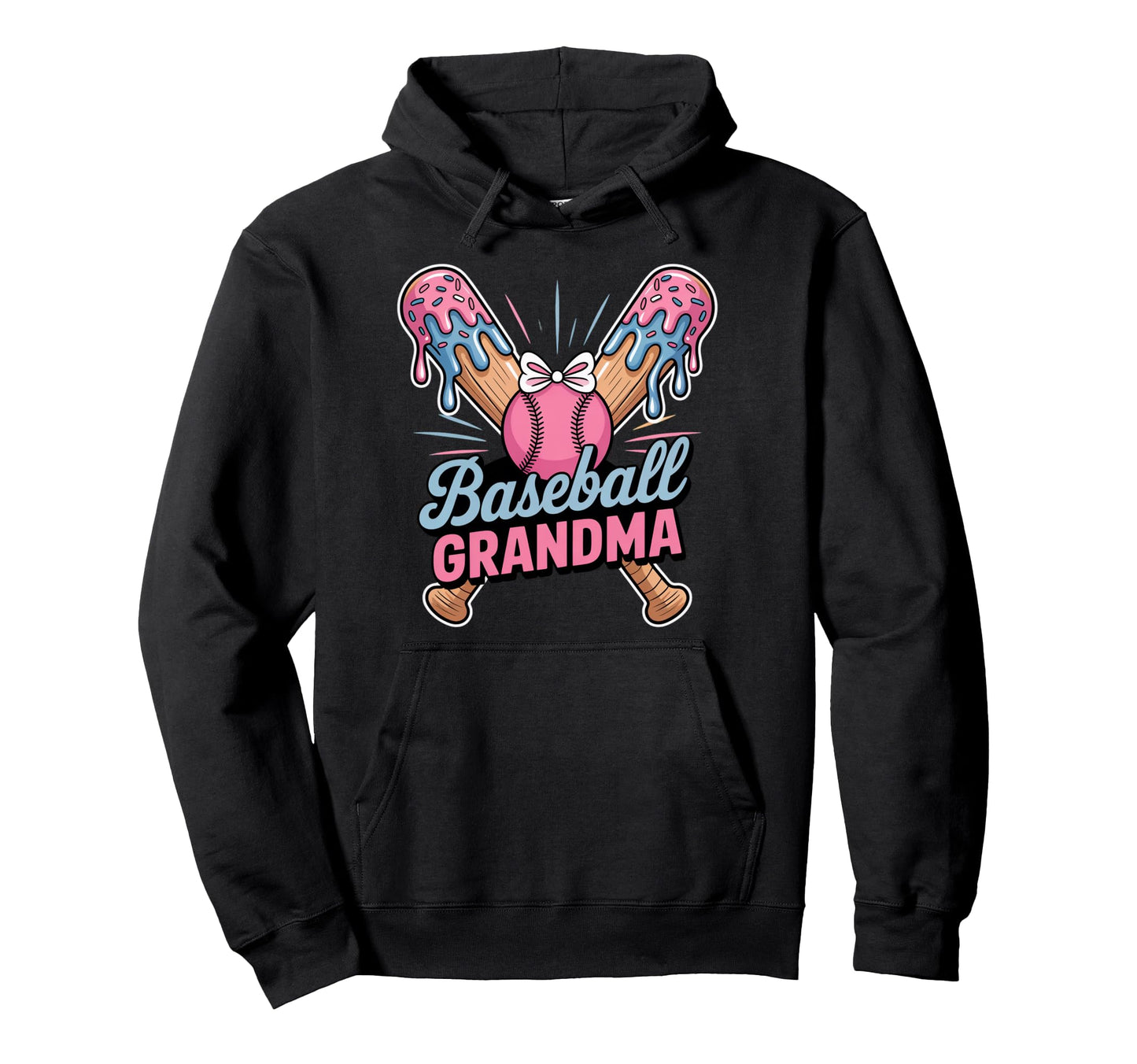 Grandma Coquette Ribbon Ice Cream Hoodie - Casual Everyday Wear Men Women - T-Shirt, Sweatshirt, Hoodie