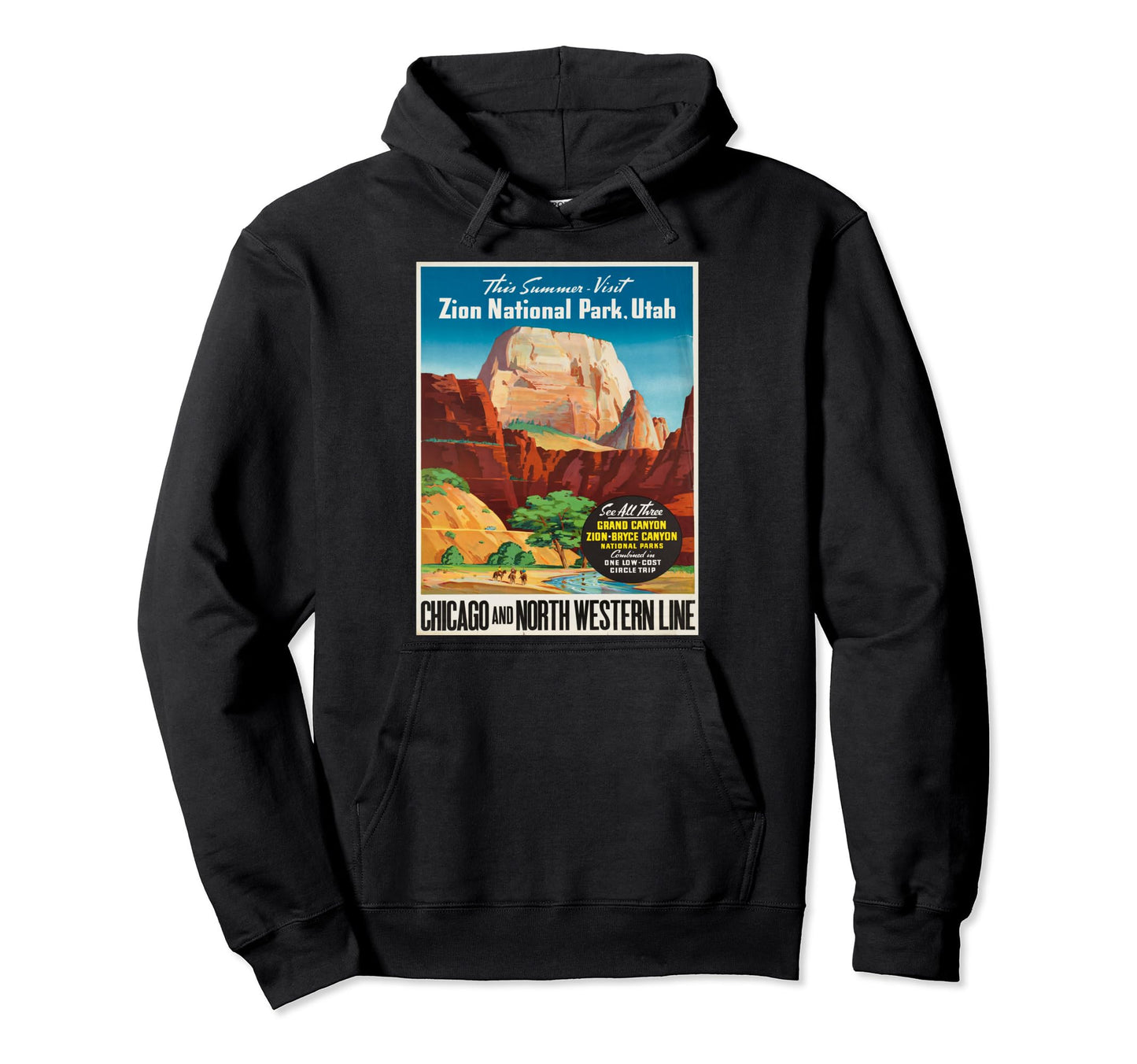 Zion National Park Sweatshirt - Trendy Graphic Unisex - T-Shirt, Sweatshirt, Hoodie