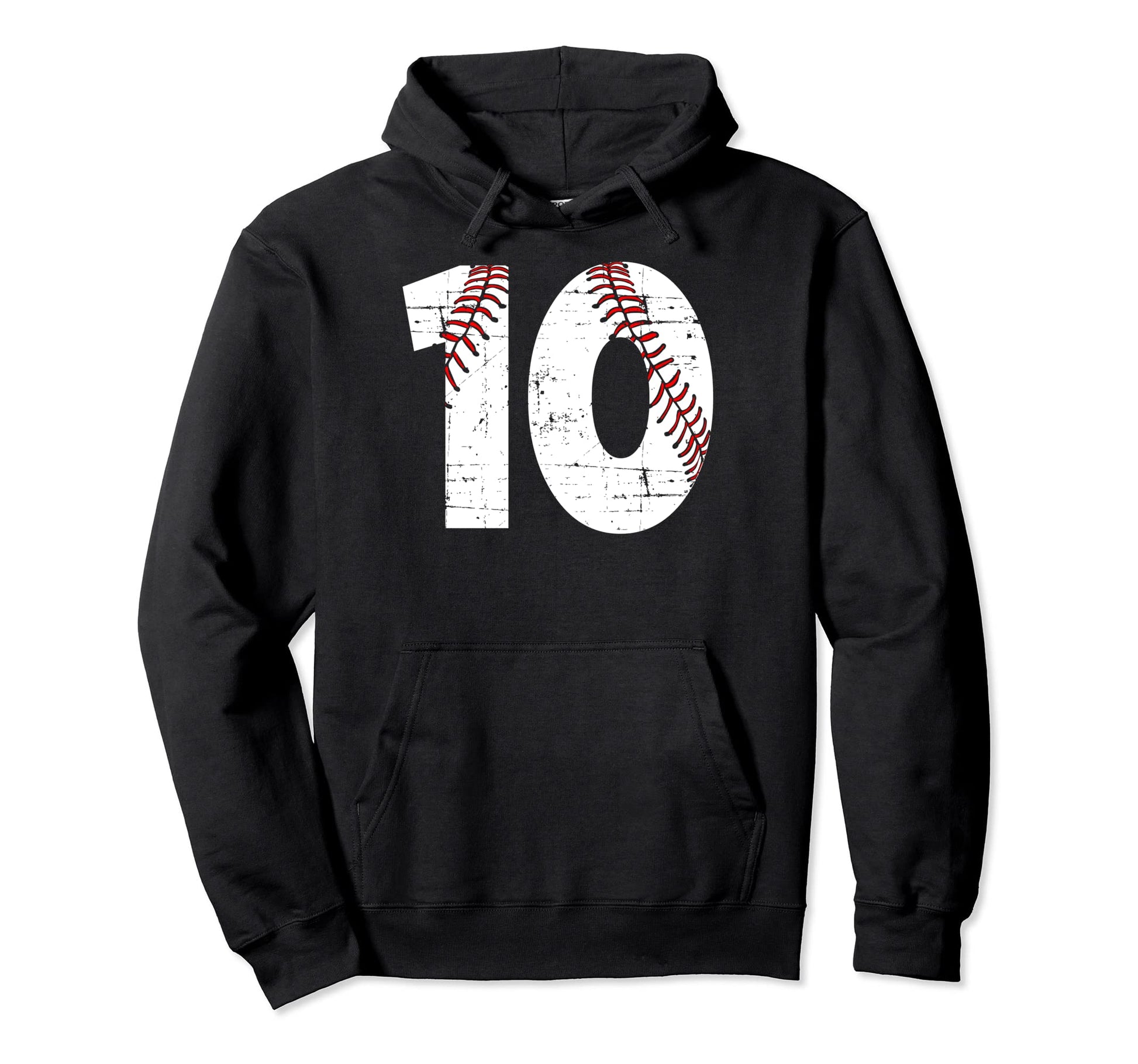 10Th Birthday Or 10 Year Old Baseball Hoodie - Streetwear Style Men Women - T-Shirt, Sweatshirt, Hoodie