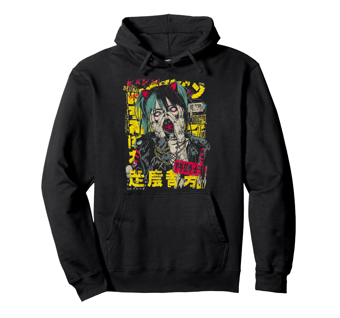 Japanese Streetwear Anime Manga Hoodie - Minimalist Print Men Women - T-Shirt, Sweatshirt, Hoodie