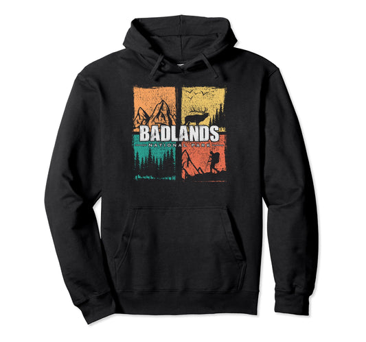 Badlands National Park Us Badlands Hoodie - Unique Graphic Men Women - T-Shirt, Sweatshirt, Hoodie