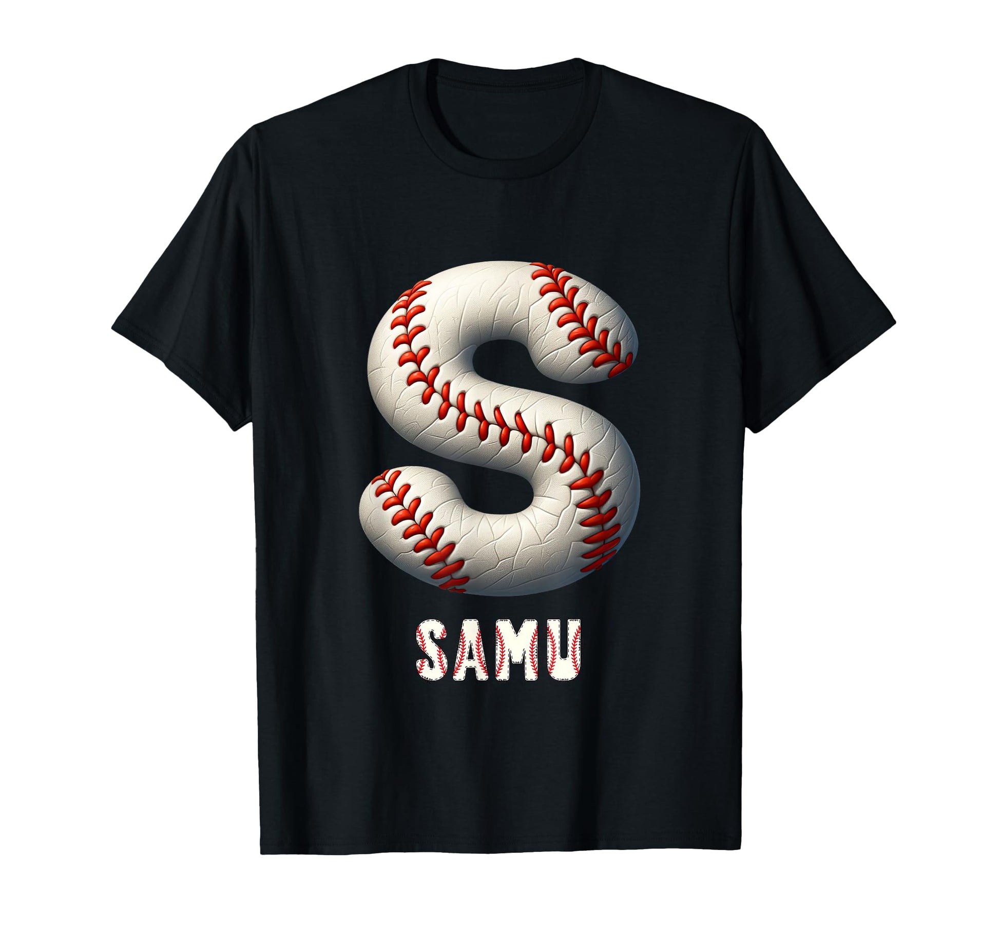 Baseball Home Run Najem Initial T-Shirt - Casual Everyday Wear for Adults - T-Shirt, Sweatshirt, Hoodie