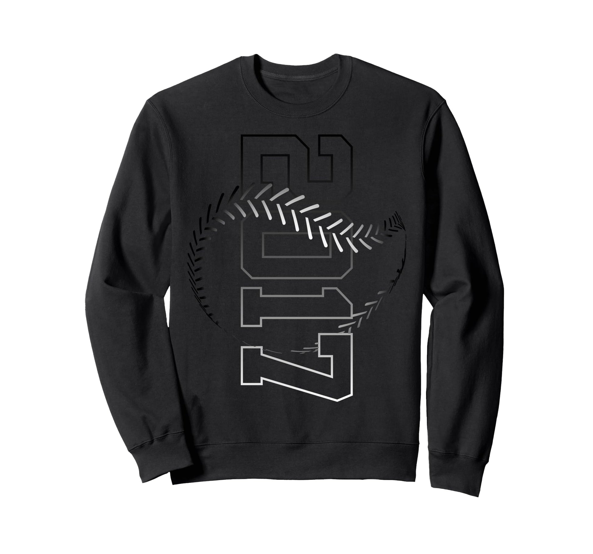 9 Years 2017 Baseball 9Th Sweatshirt - Fun Novelty Design for Adults - T-Shirt, Sweatshirt, Hoodie