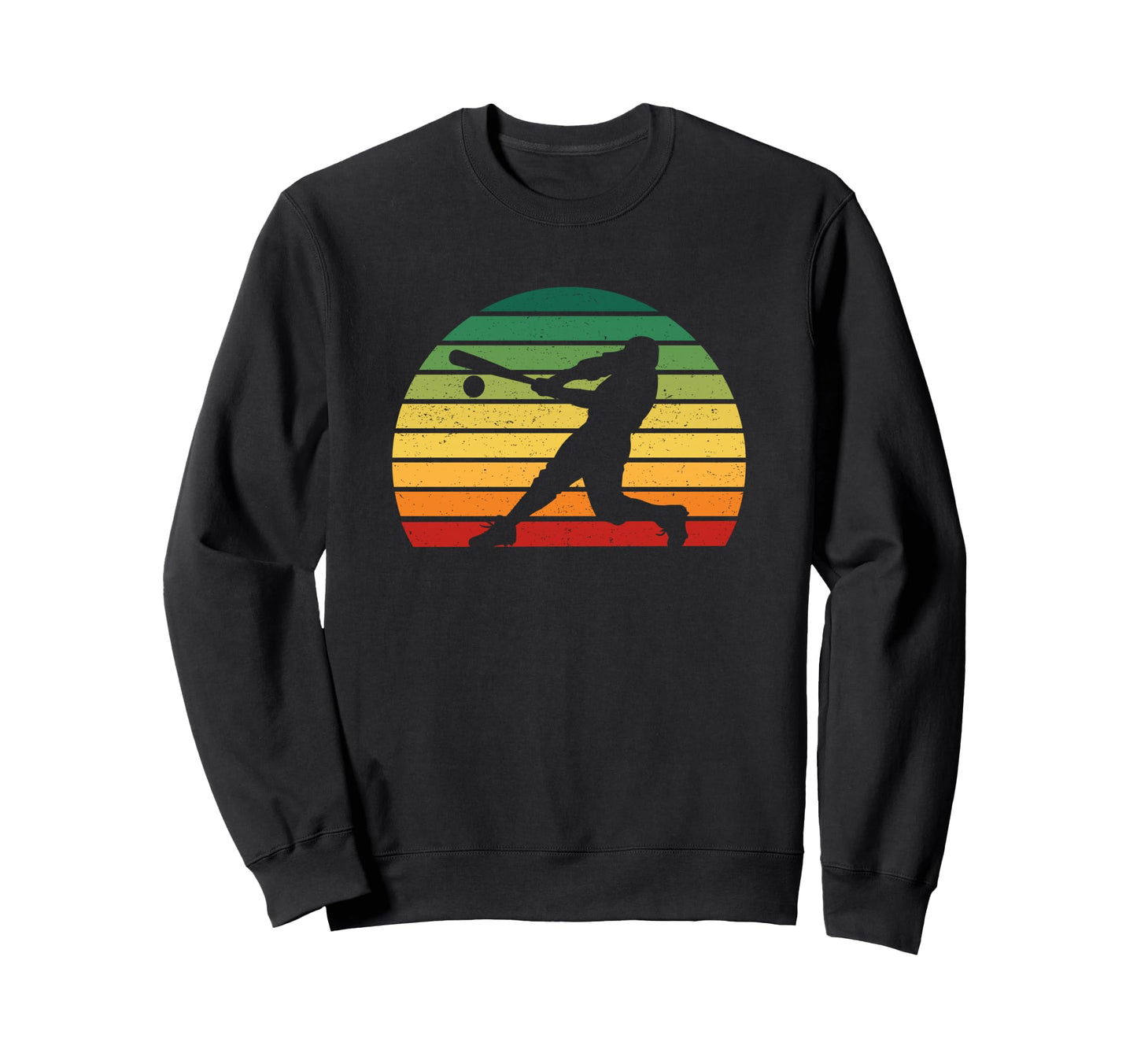 Baseball Sunset Sweatshirt - Unique Graphic Unisex - T-Shirt, Sweatshirt, Hoodie