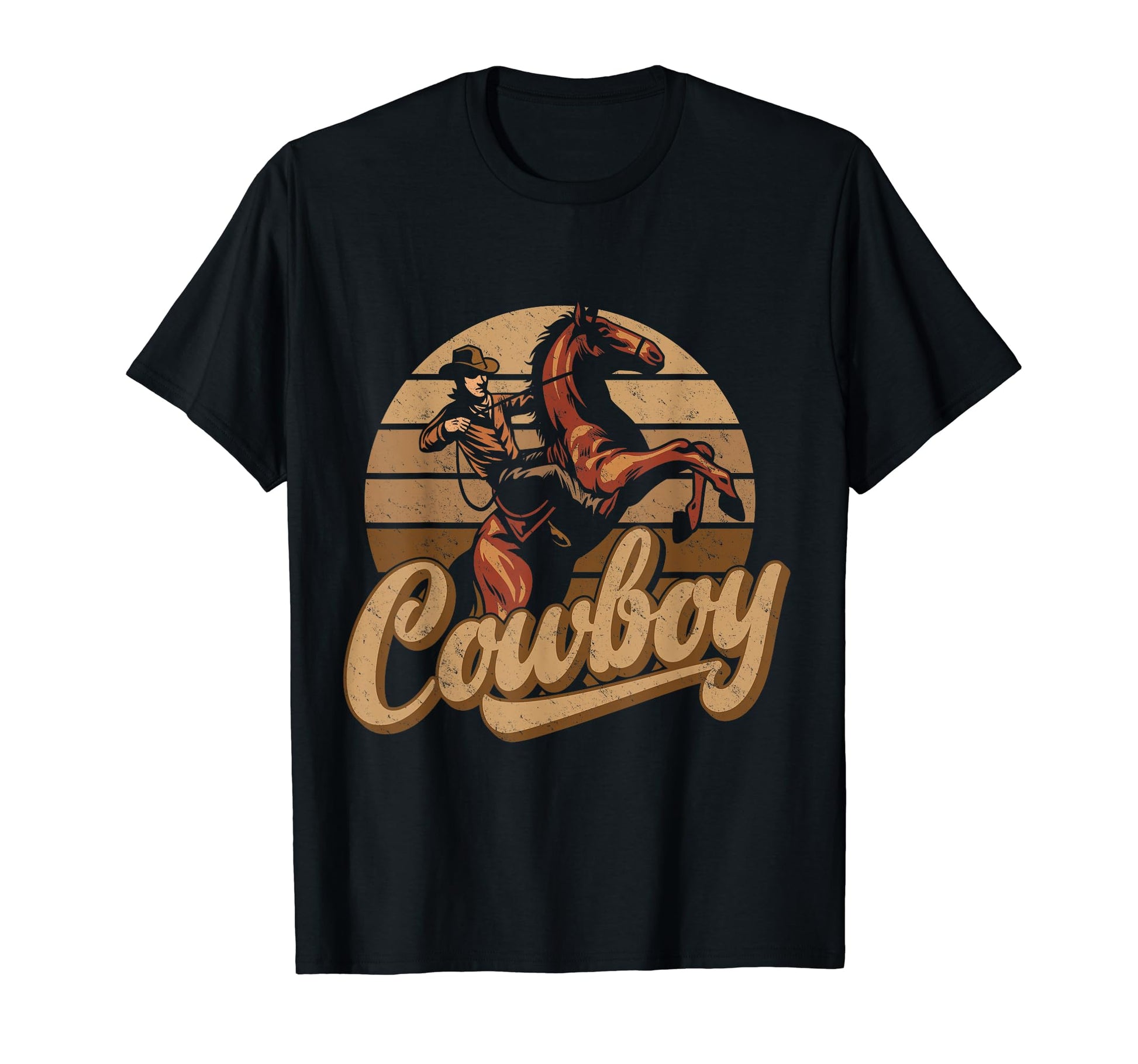 Cowboy Western Horse Rider T-Shirt - Casual Everyday Wear Men Women - T-Shirt, Sweatshirt, Hoodie