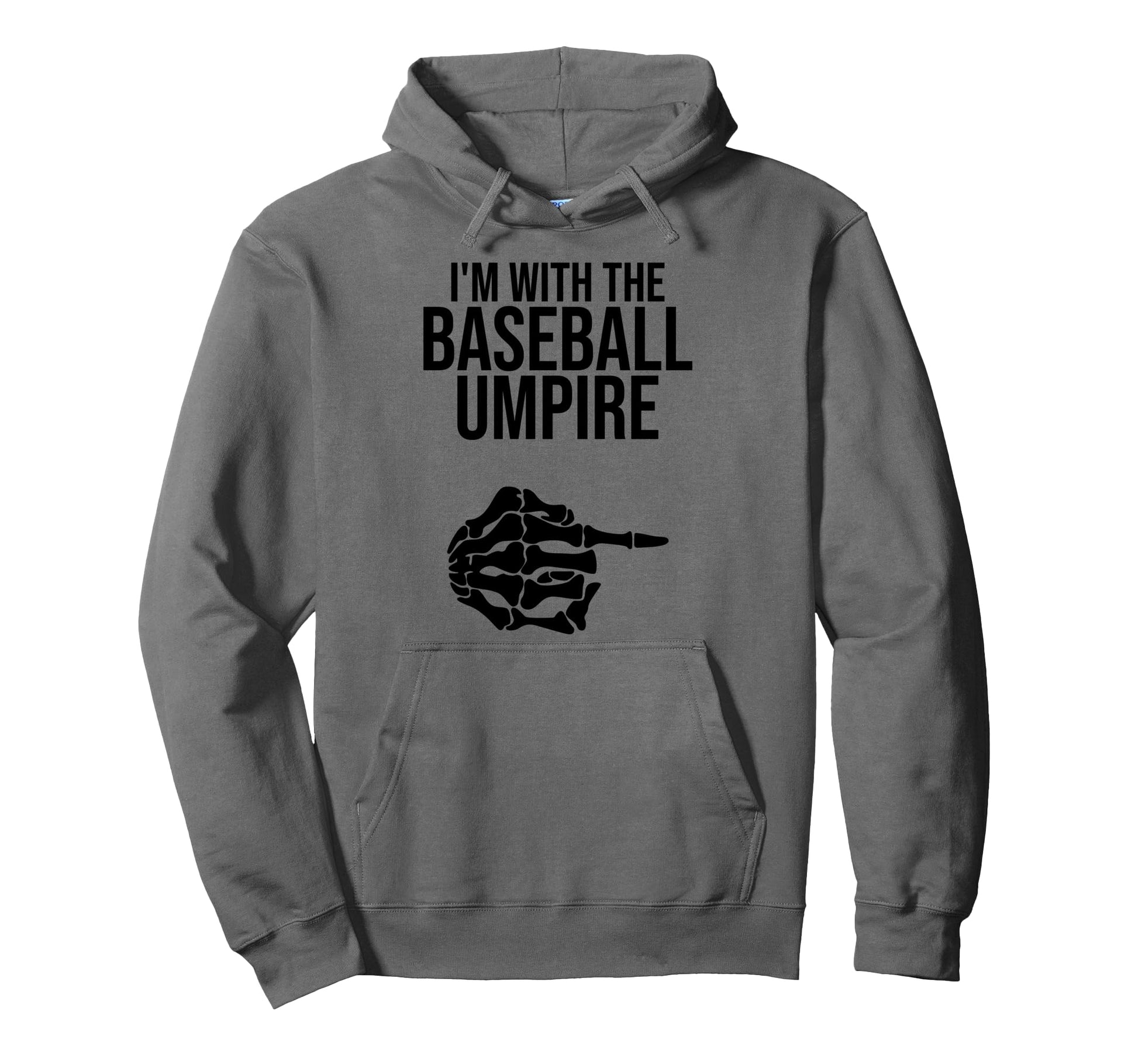 Im Baseball Umpire Lazy Halloween Hoodie - Graphic Print for Adults - T-Shirt, Sweatshirt, Hoodie