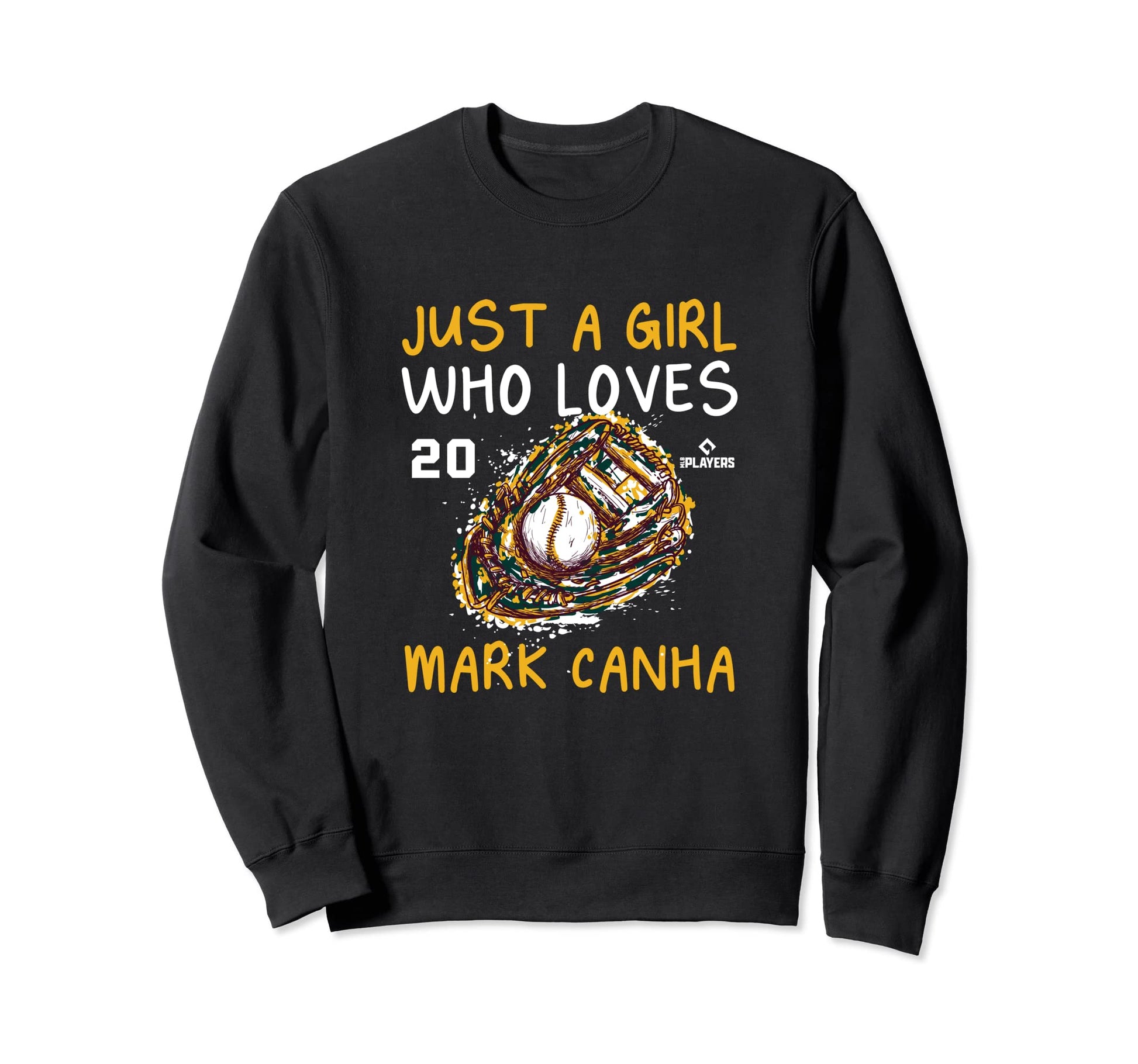 Who Loves Mark Canha Oakland Sweatshirt - Minimalist Print Men Women - T-Shirt, Sweatshirt, Hoodie