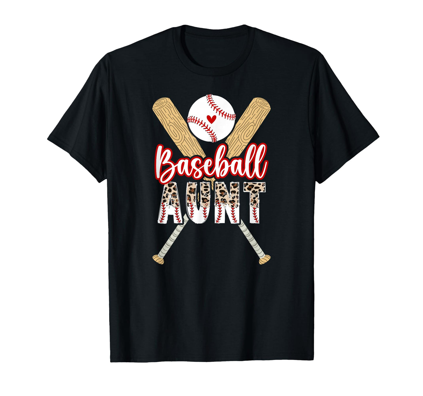 Baseball Aunt Baseball Player T-Shirt - Fun Novelty Design for Adults - T-Shirt, Sweatshirt, Hoodie