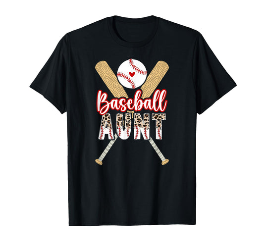 Baseball Aunt Baseball Player T-Shirt - Fun Novelty Design for Adults - T-Shirt, Sweatshirt, Hoodie