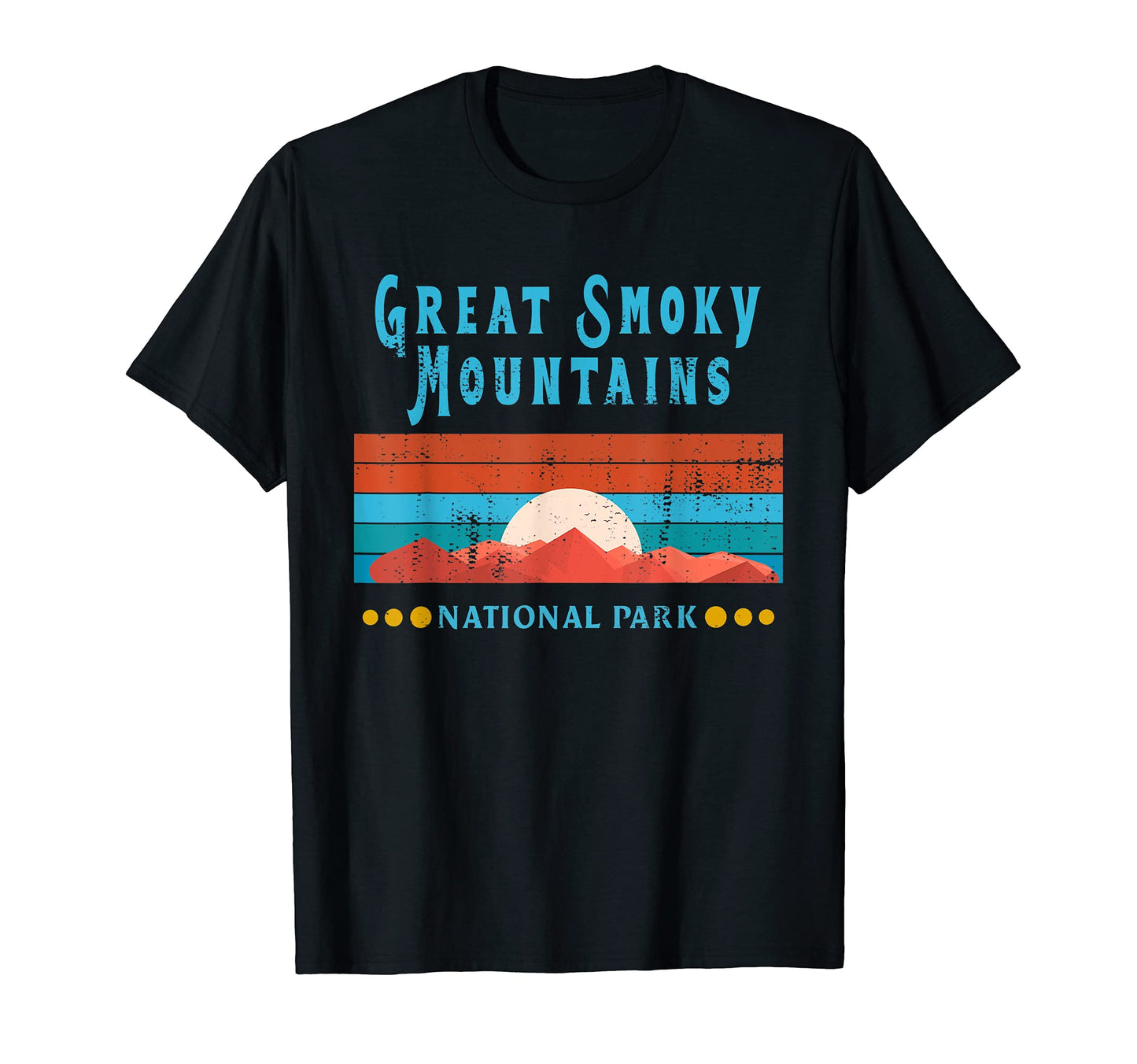 National Park Great Smoky T-Shirt - Fun Novelty Design for Adults - T-Shirt, Sweatshirt, Hoodie