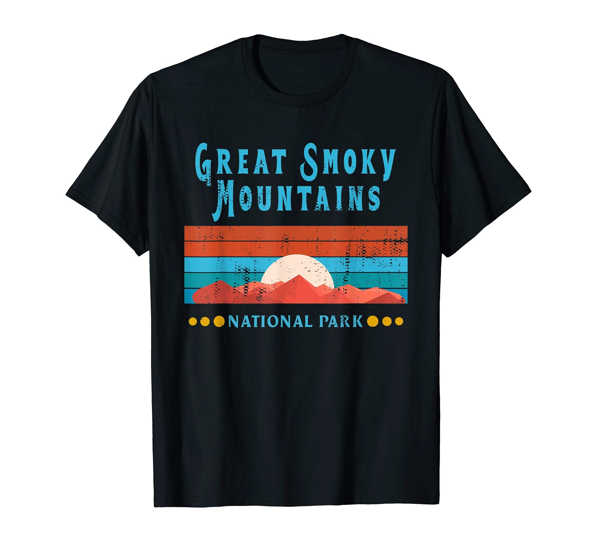 National Park Great Smoky T-Shirt - Fun Novelty Design for Adults - T-Shirt, Sweatshirt, Hoodie
