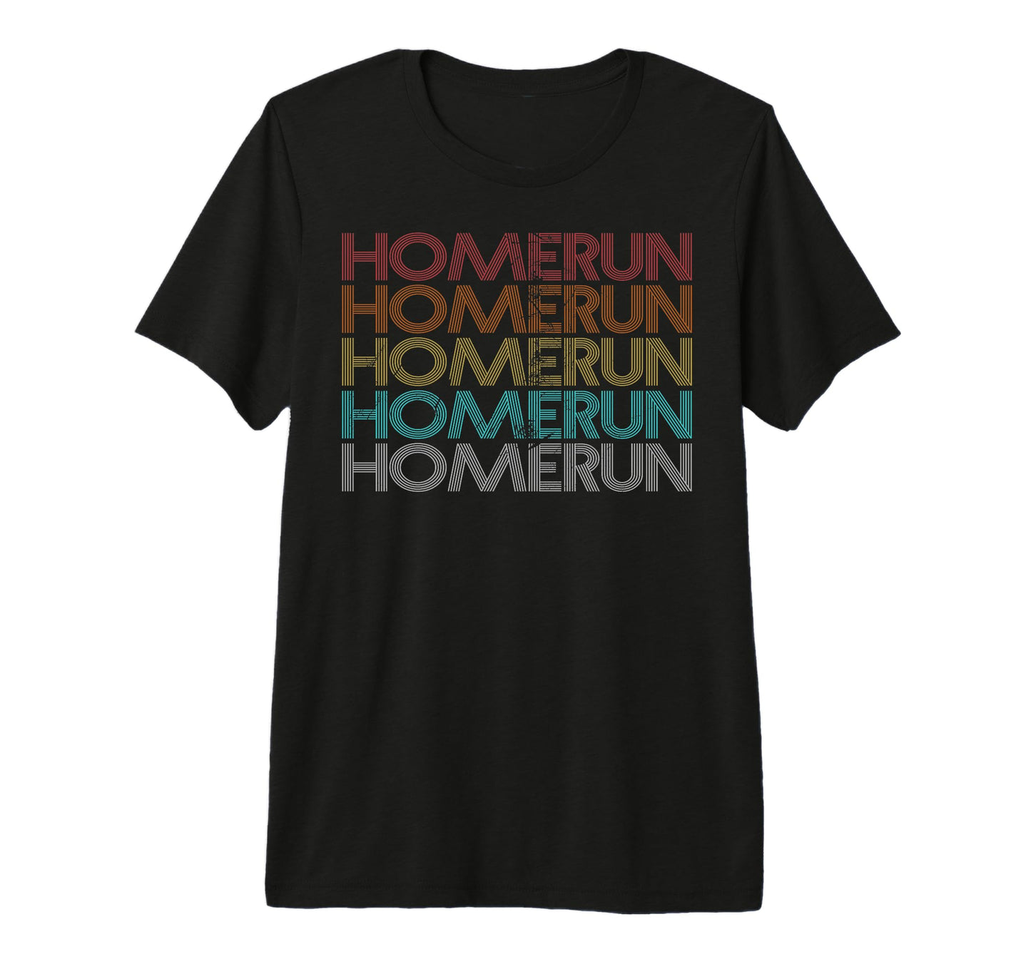 Homerun Tri Blend T-Shirt - Unique Graphic for Adults - T-Shirt, Sweatshirt, Hoodie